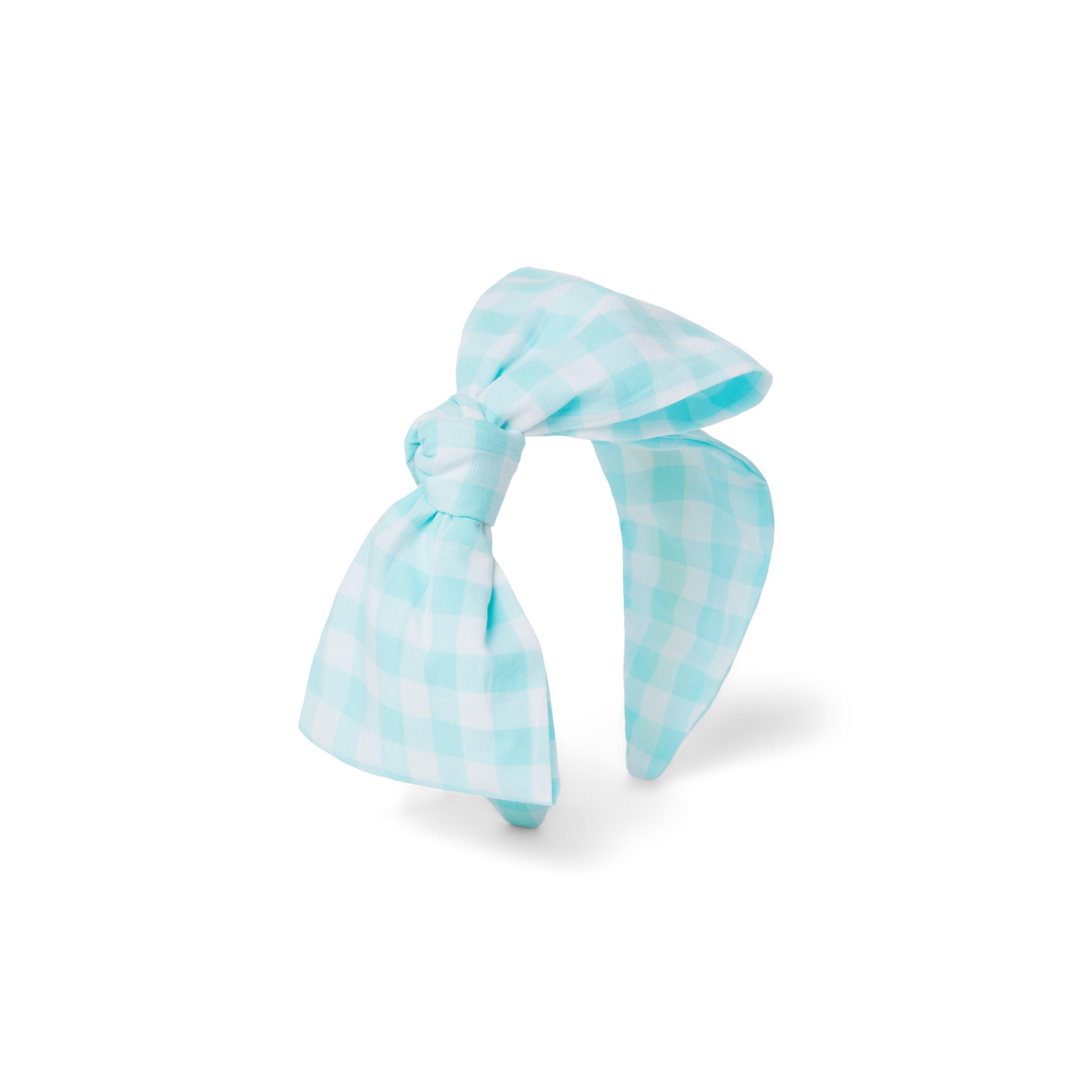 Gingham Bow Headband image number 0