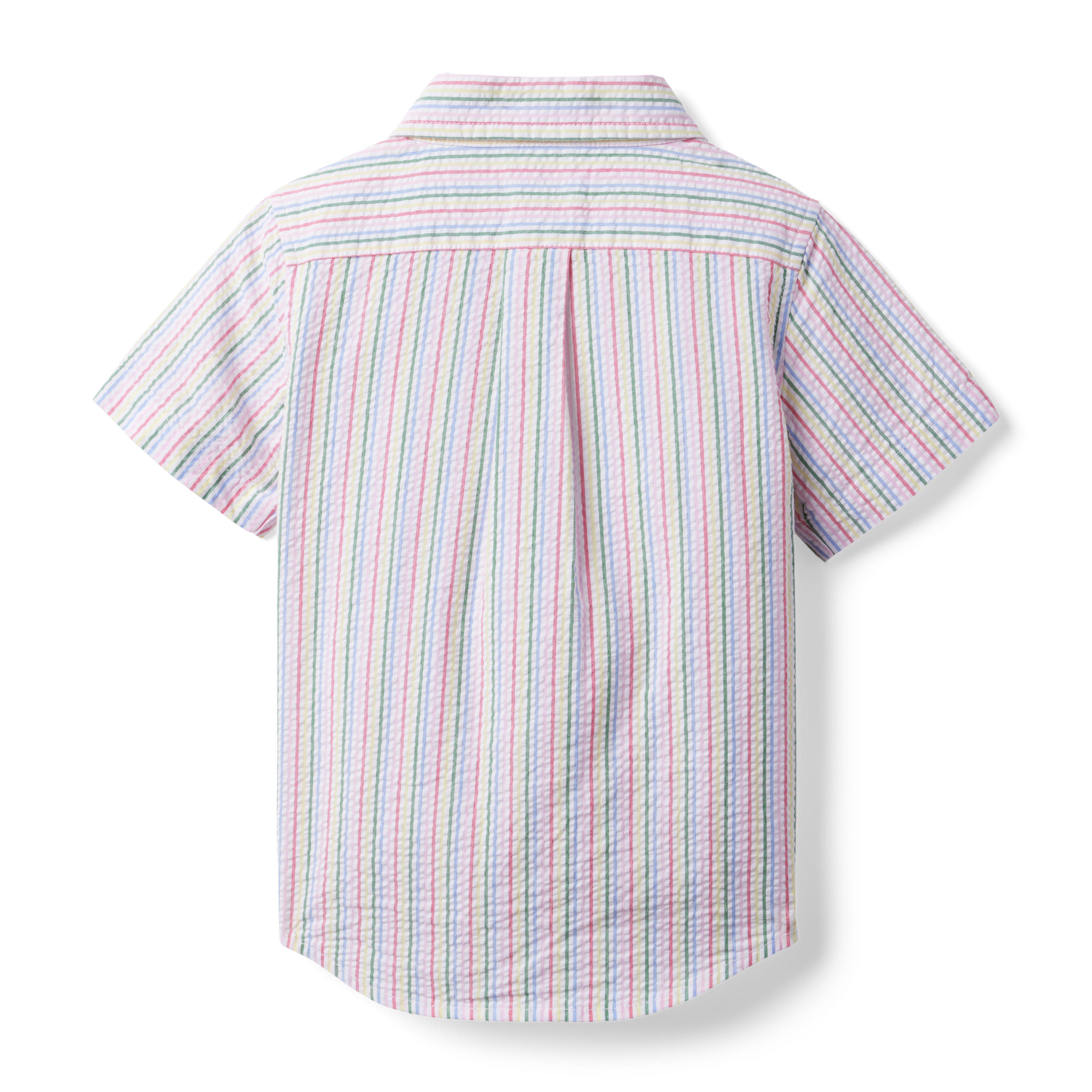 Rainbow Striped Seersucker Shirt image number 1