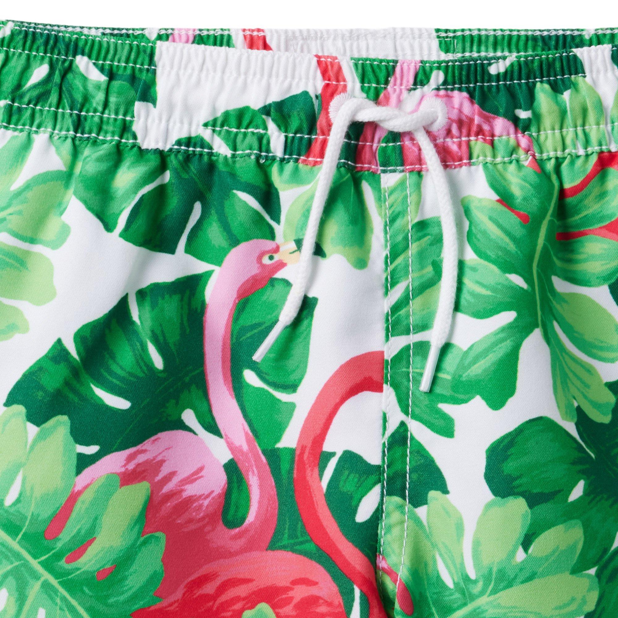 Tropical Flamingo Swim Trunk image number 2