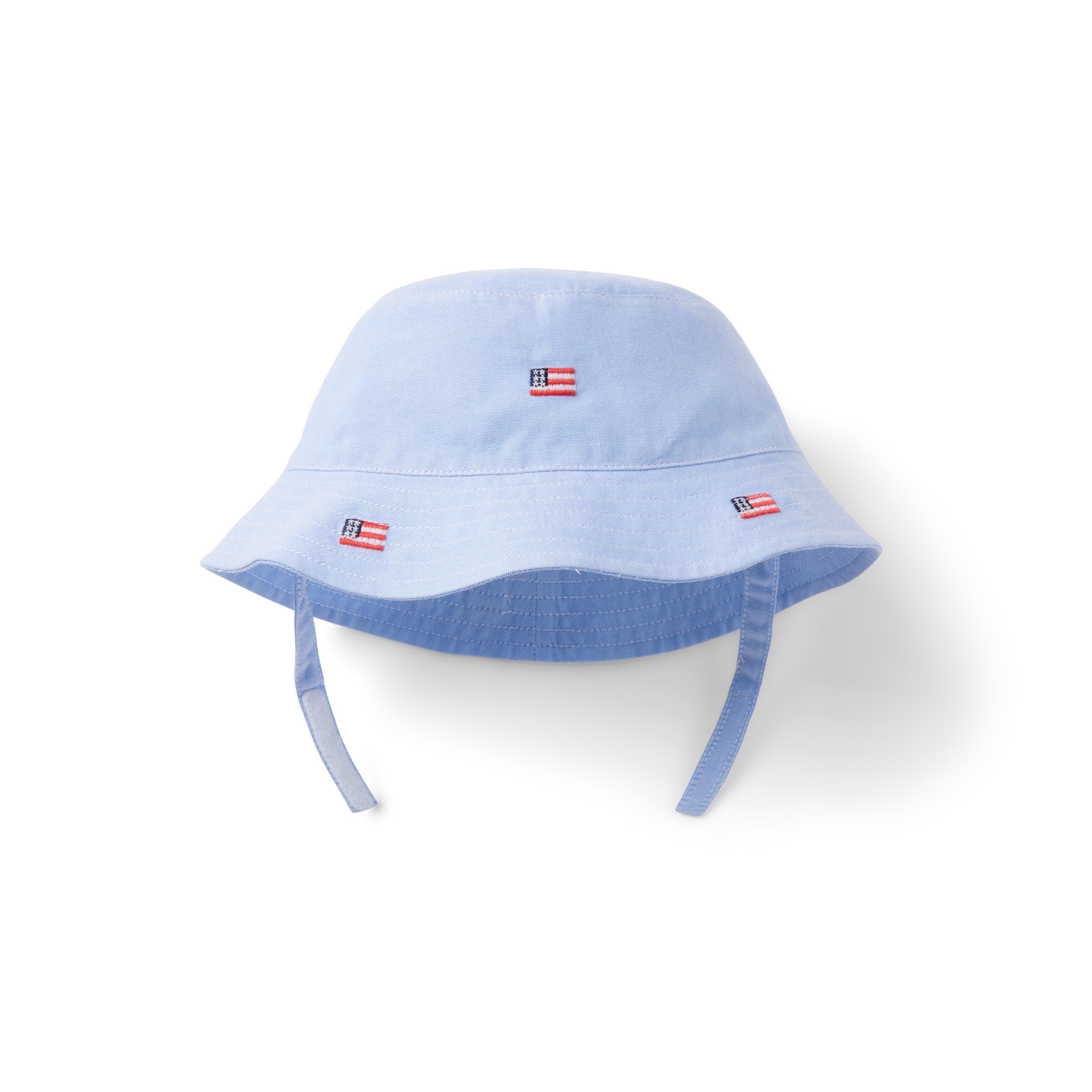 Baby Embroidered Flag Bucket Hat