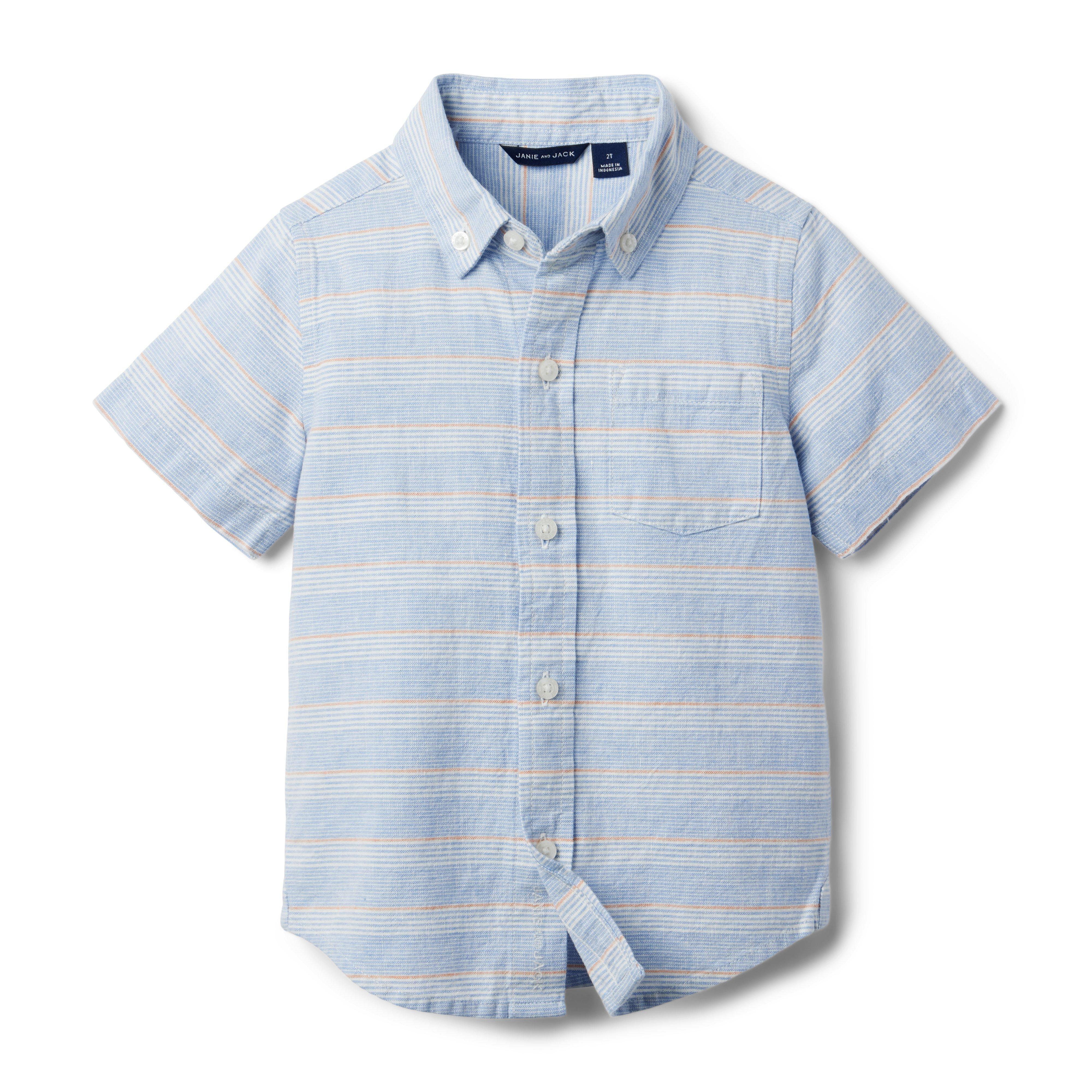 The Striped Linen-Cotton Shirt image number 0