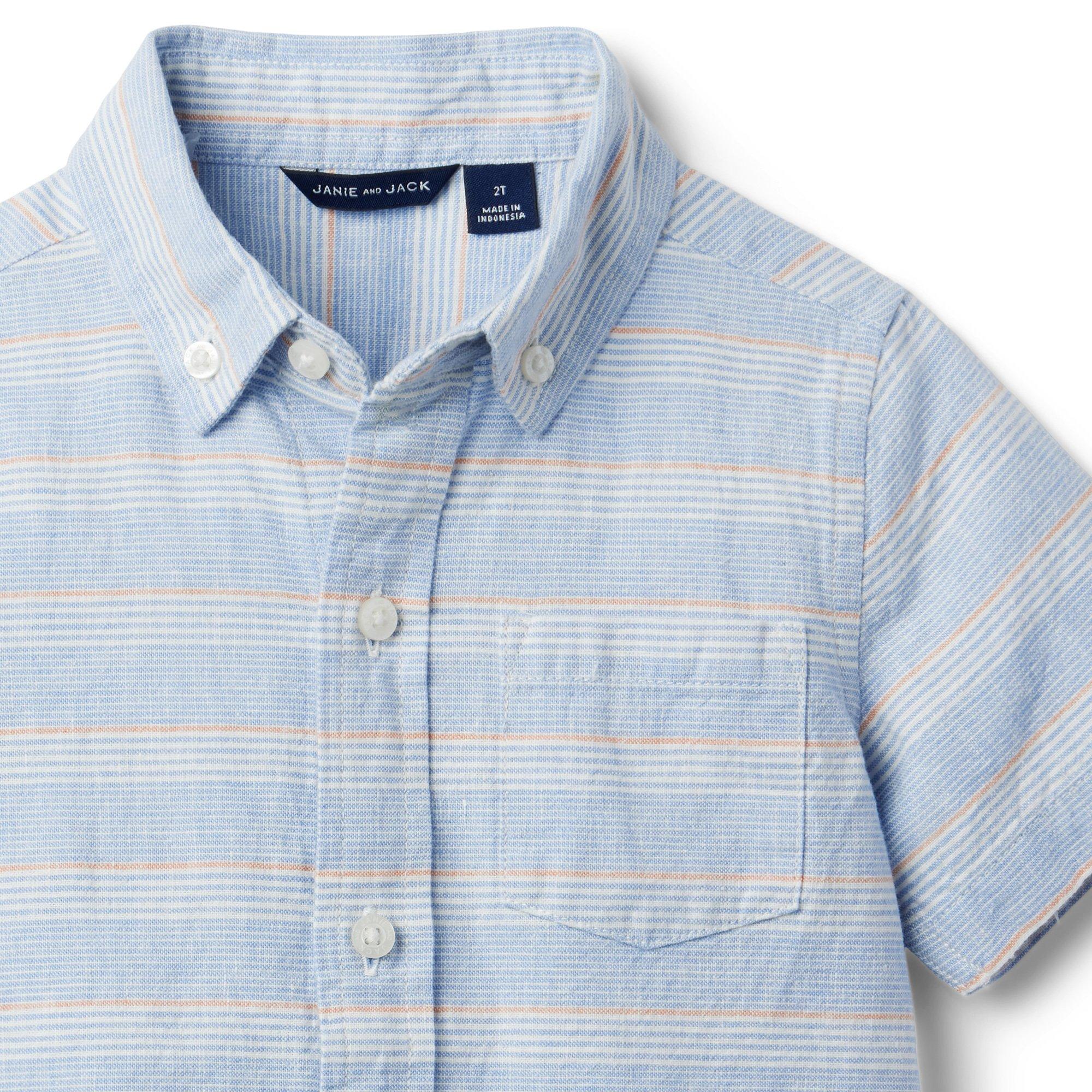 The Striped Linen-Cotton Shirt image number 3