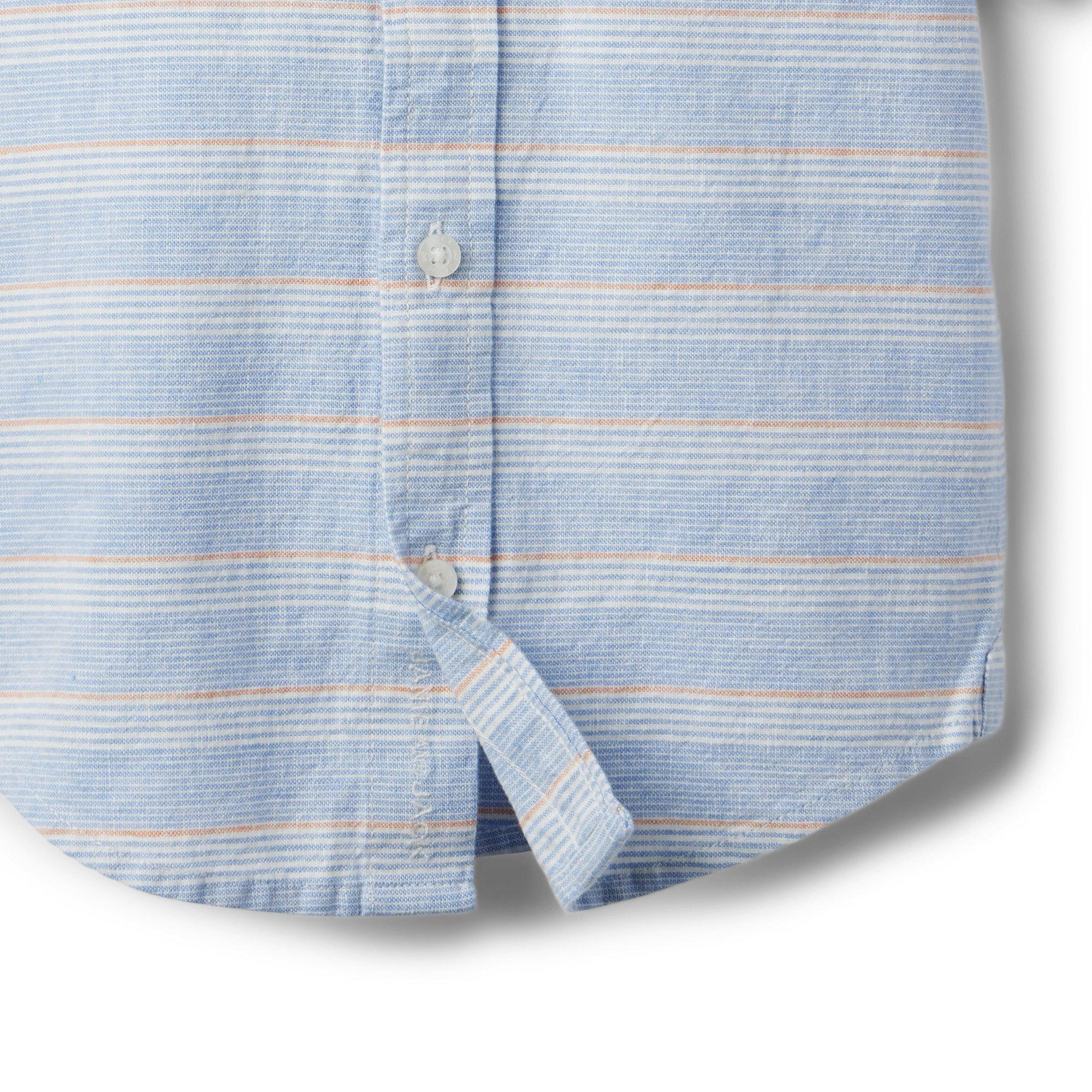 The Striped Linen-Cotton Shirt image number 4