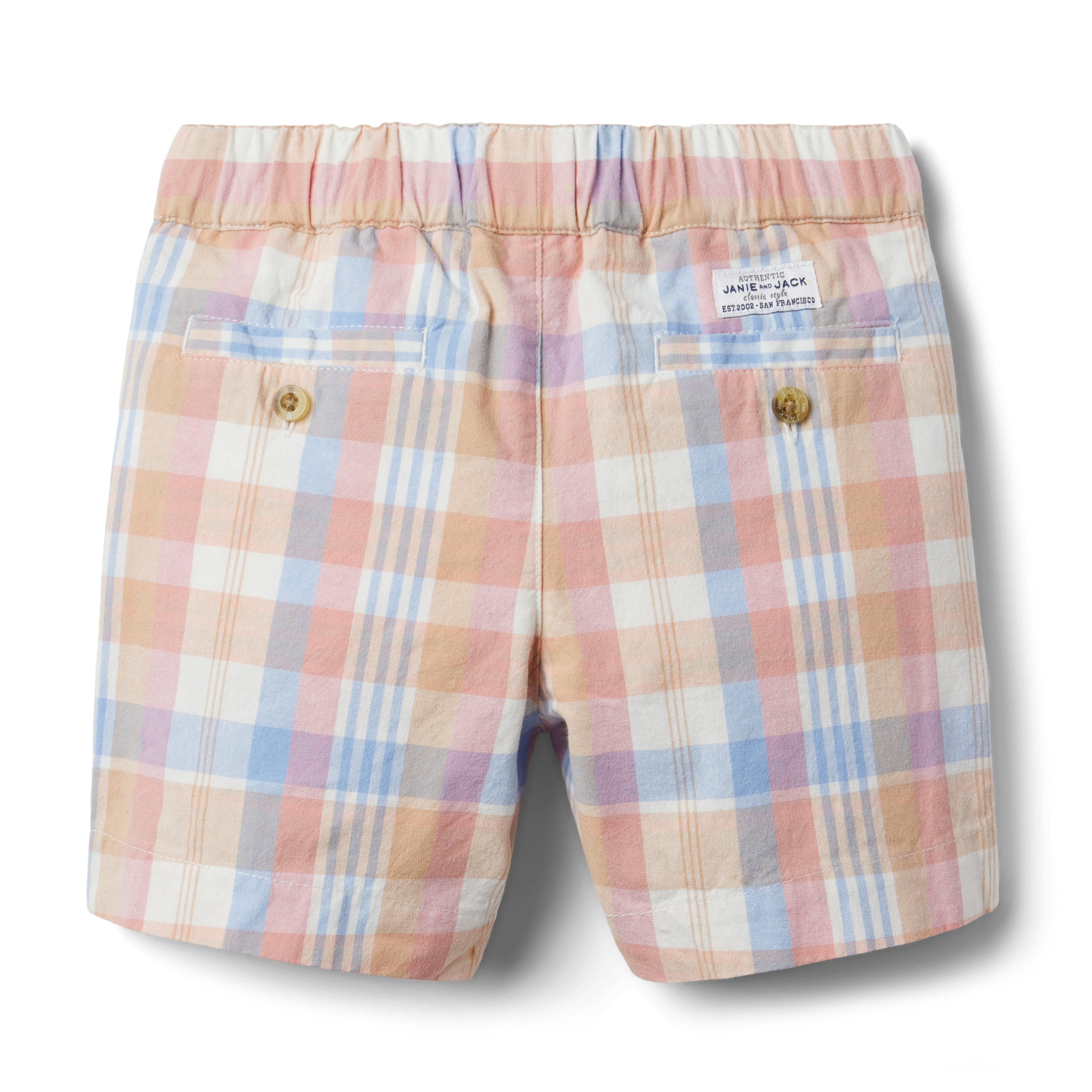 Madras Plaid Pull-On Short image number 1