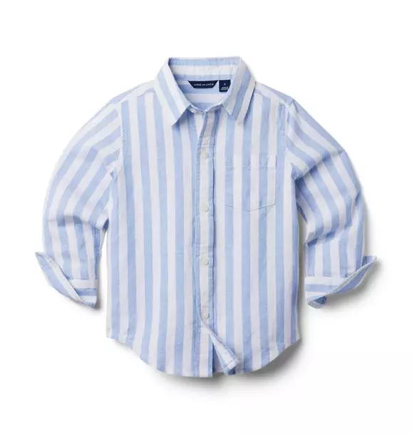 The Striped Linen-Cotton Shirt