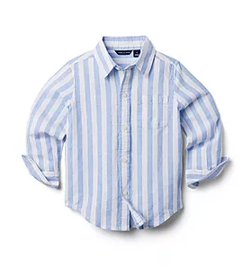 The Striped Linen-Cotton Shirt