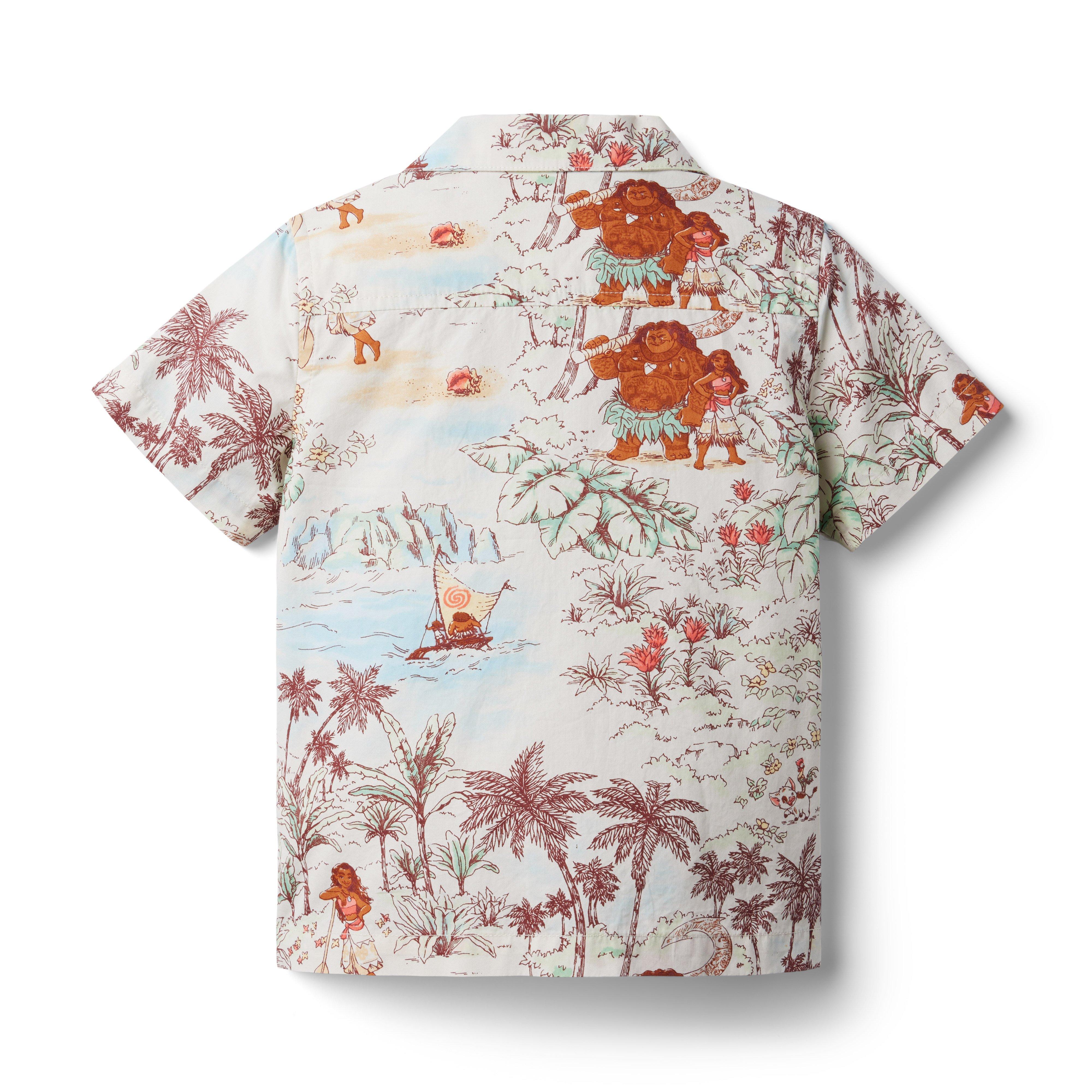 Disney Moana Beyond The Sea Poplin Cabana Shirt image number 1