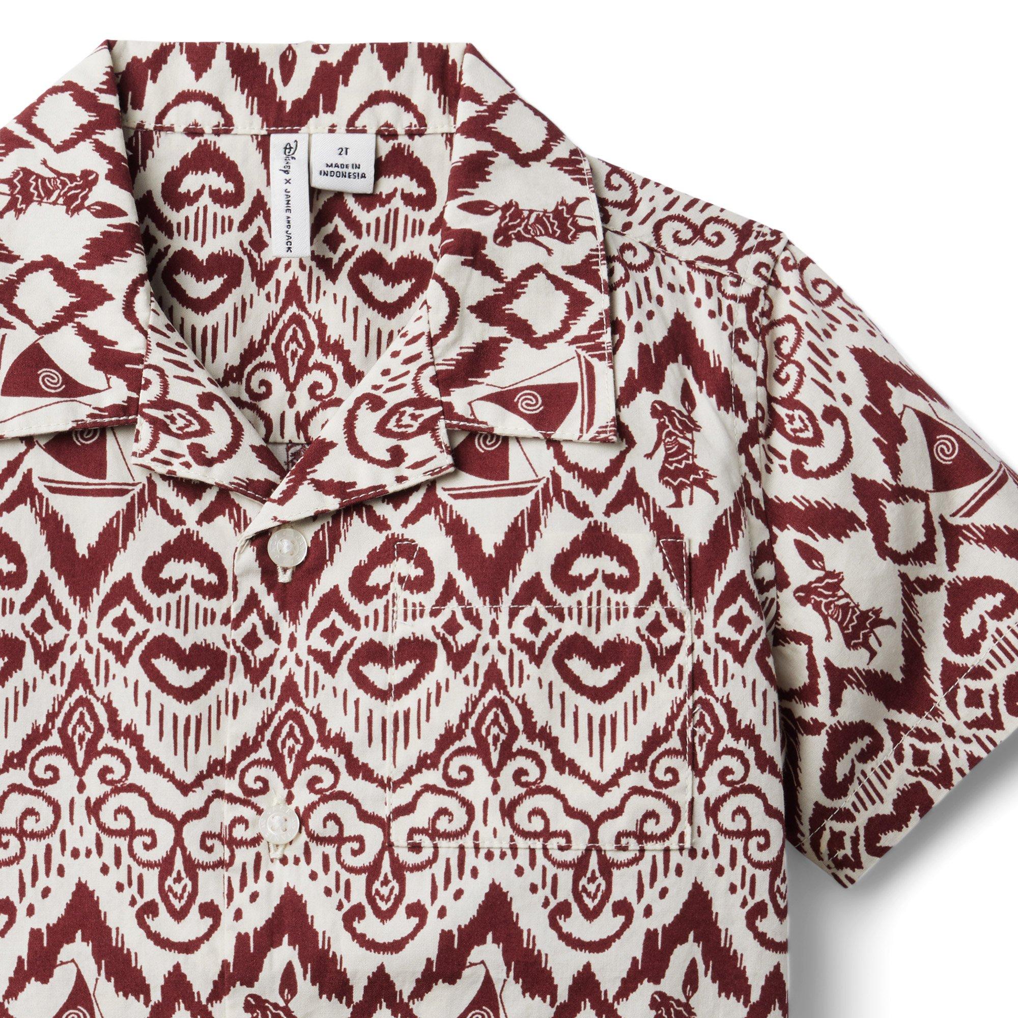 Disney Moana Ikat Poplin Cabana Shirt image number 3