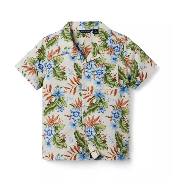Tropical Floral Cabana Shirt