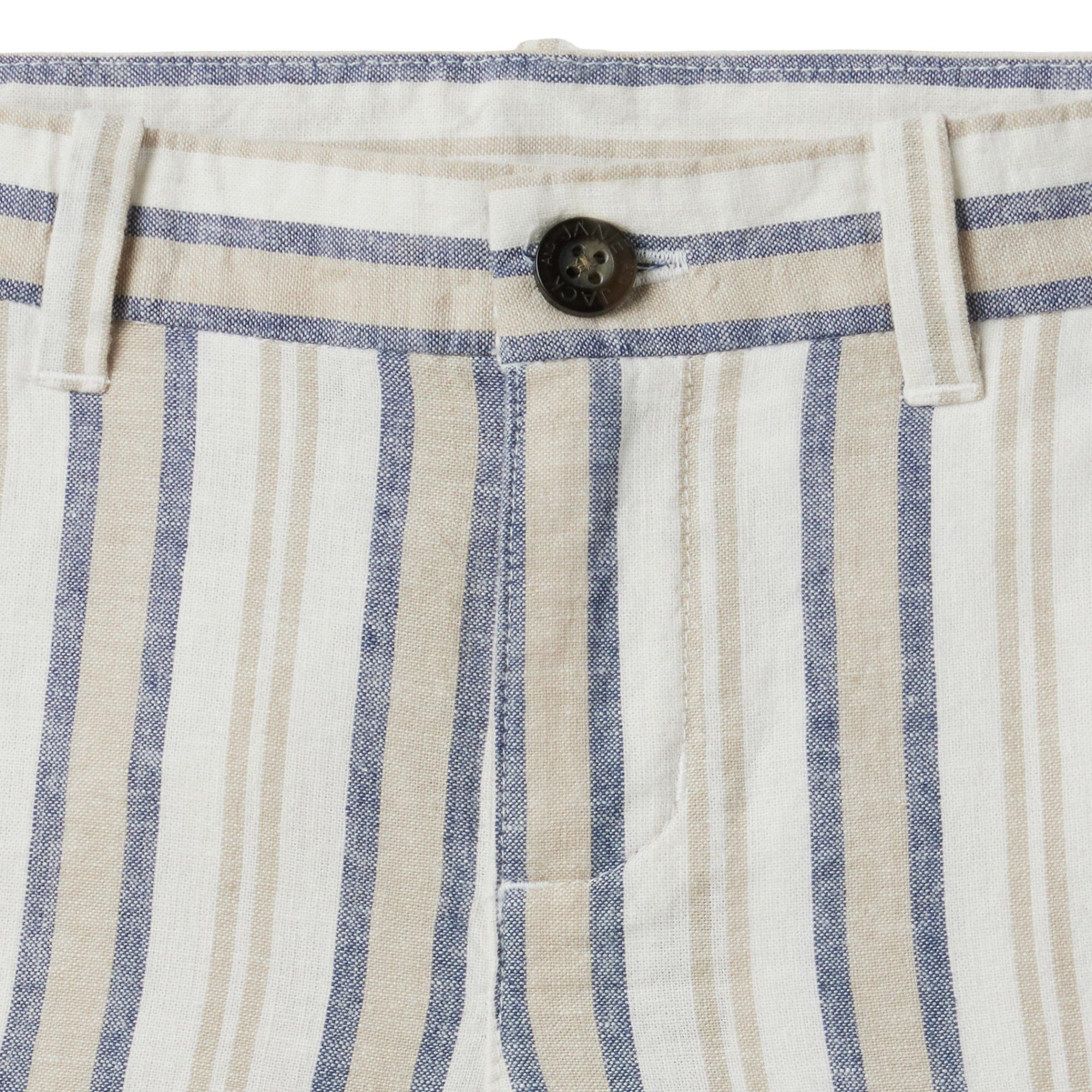 Striped Linen Short image number 3