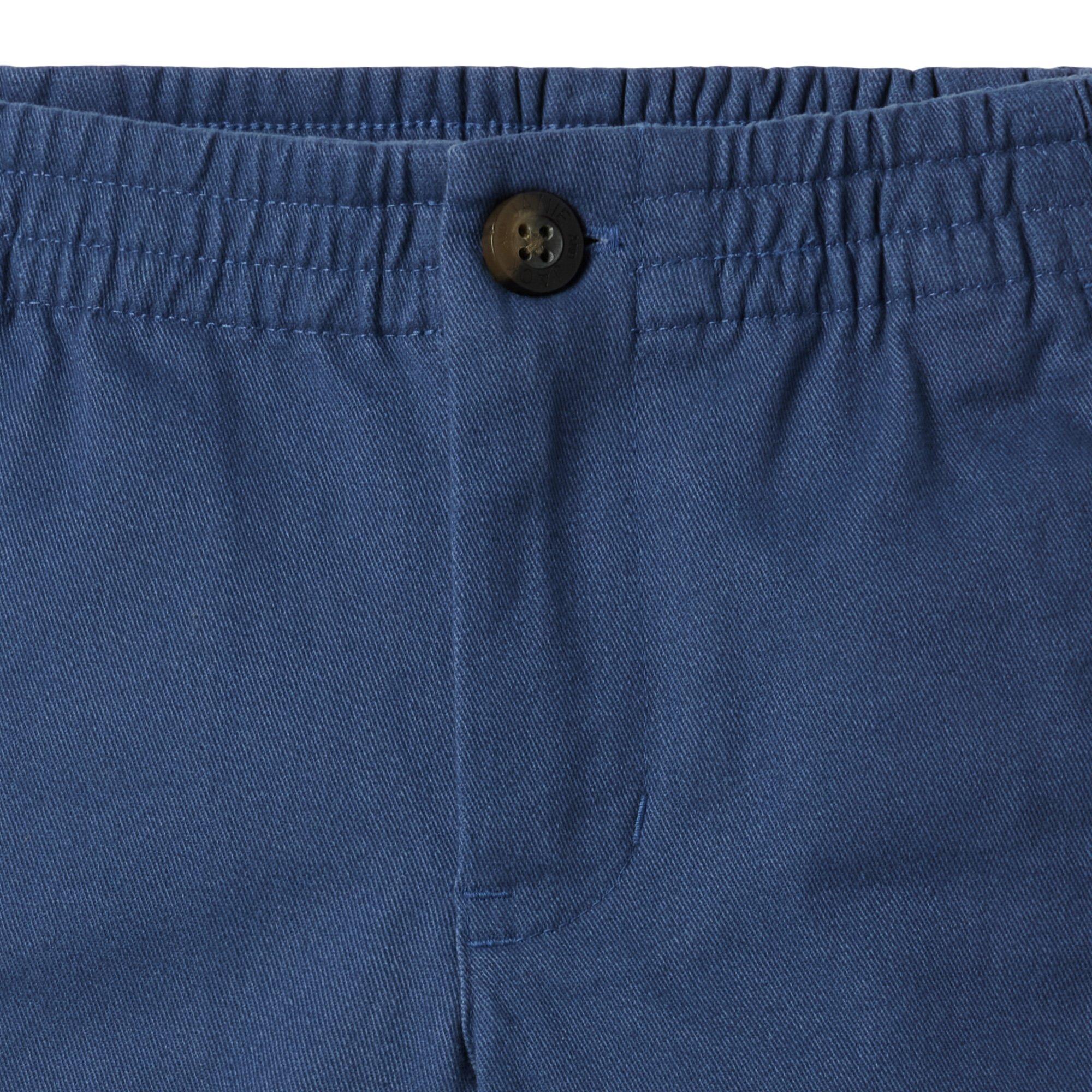 Twill Pull-On Button-Front Short  image number 2