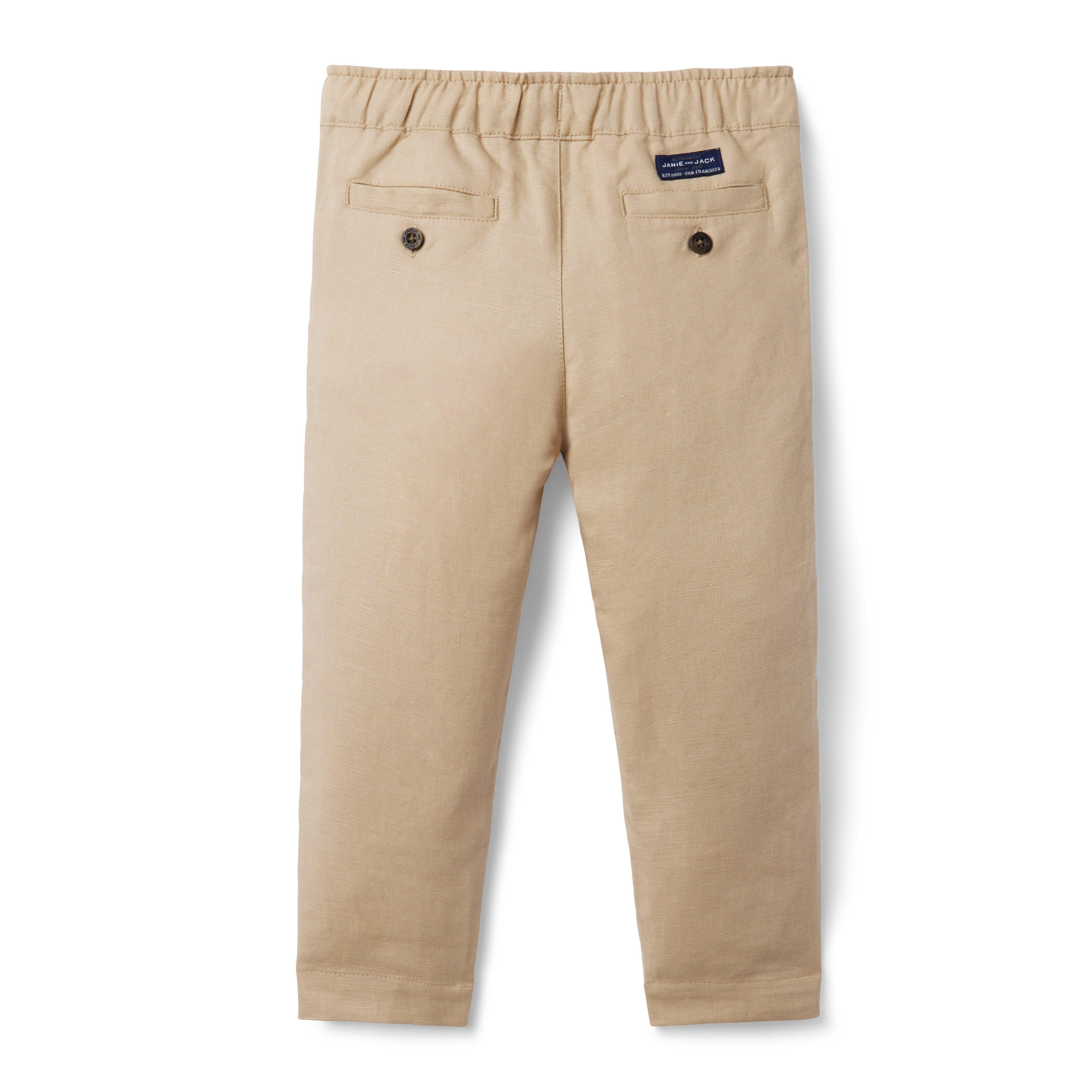 Linen Pull-On Pant image number 1