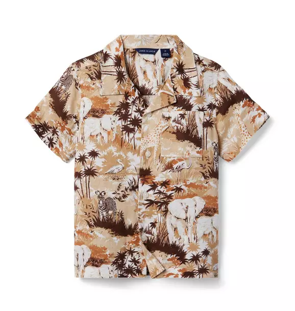 Safari Linen Cabana Shirt