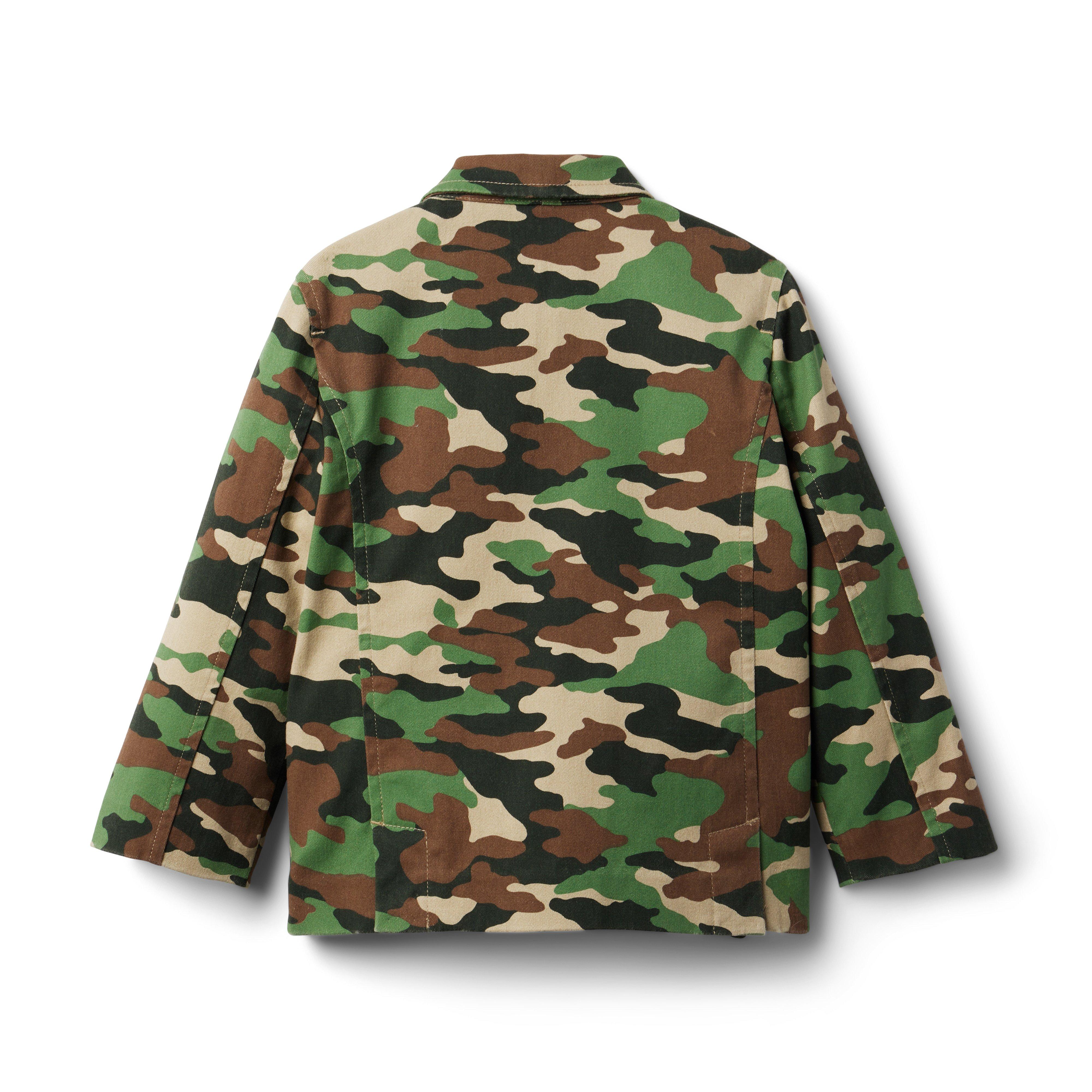 Camo Stretch Twill Blazer image number 1