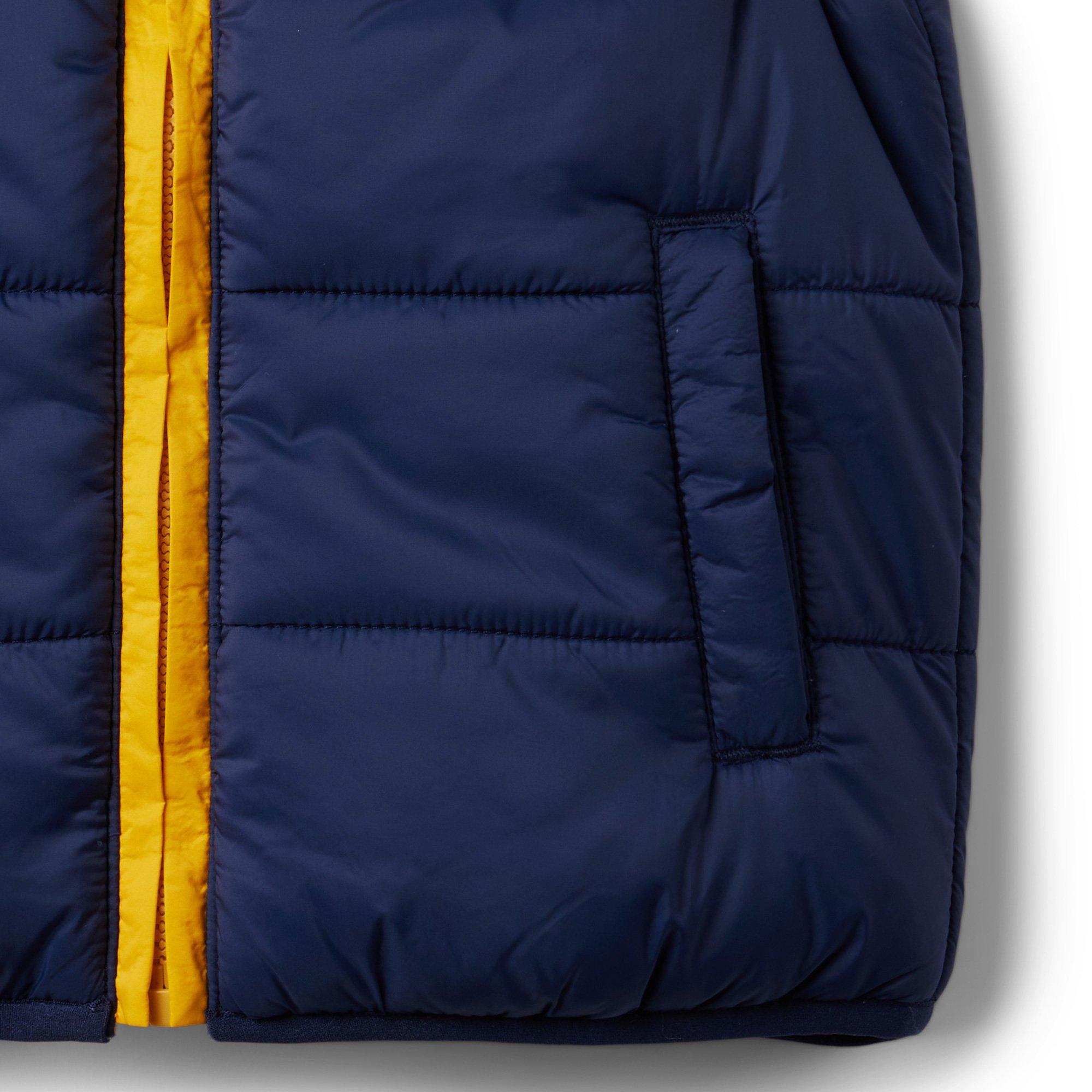 Reversible Colorblocked Puffer Vest image number 2