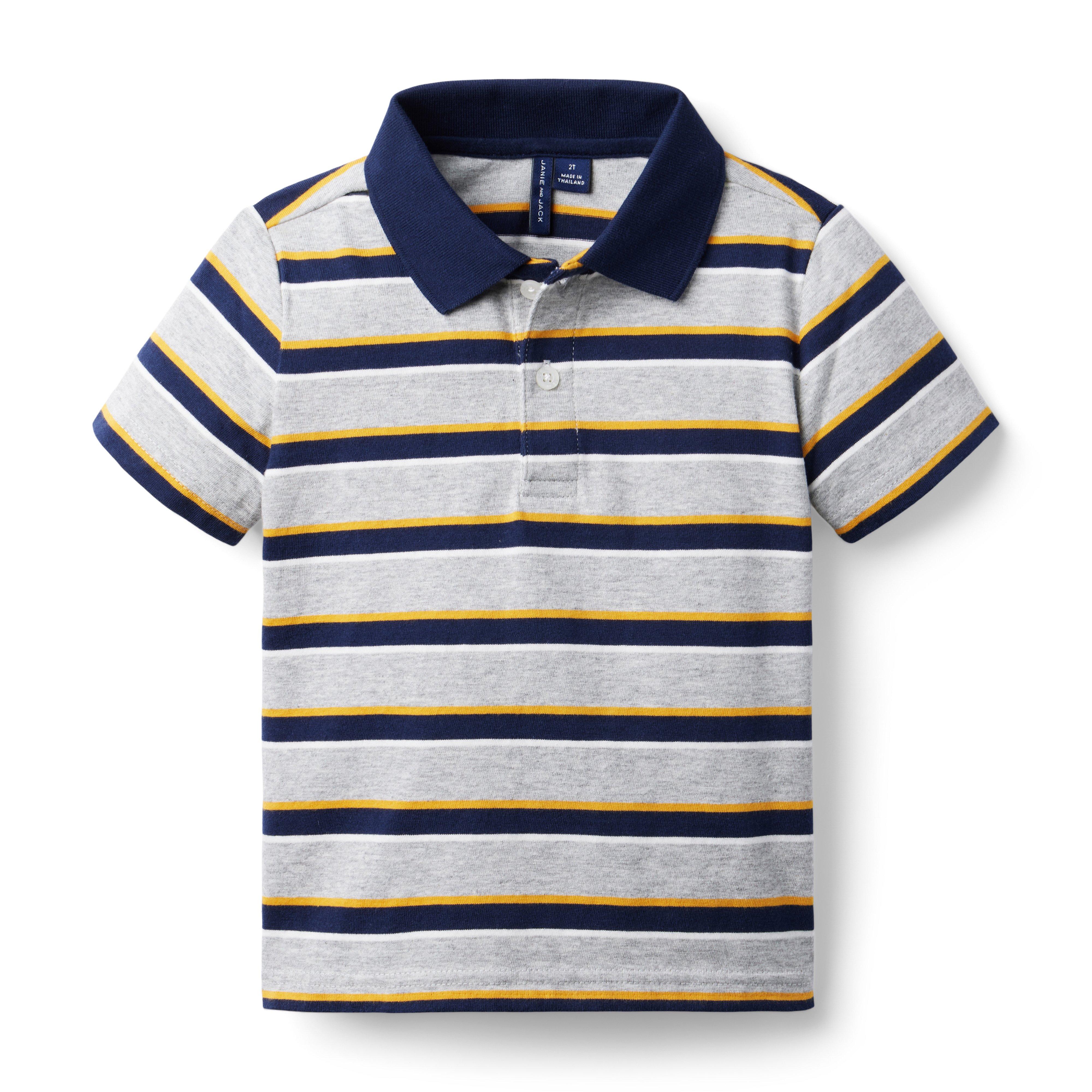 Striped Jersey Polo image number 0