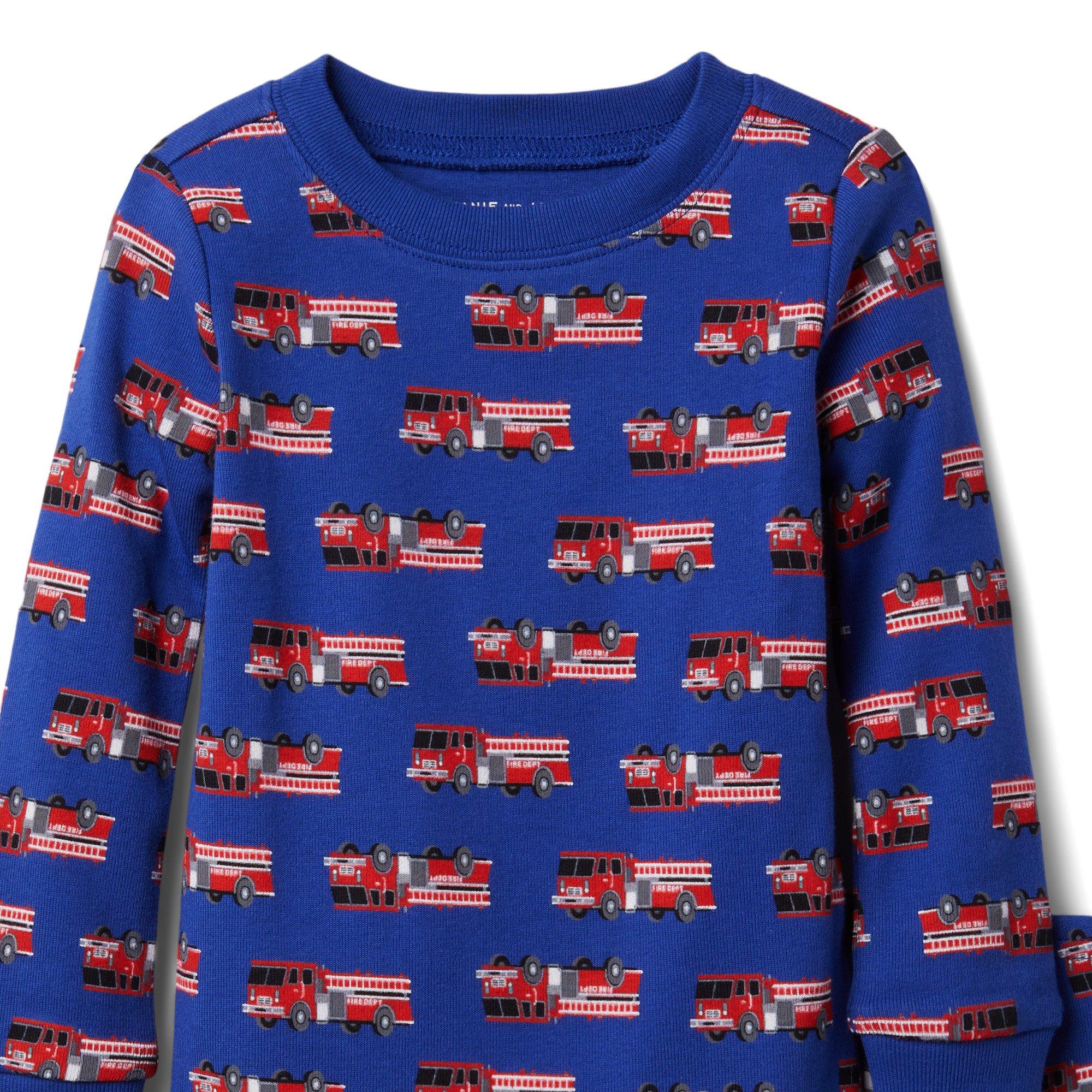 Firetruck Pajama Set image number 2