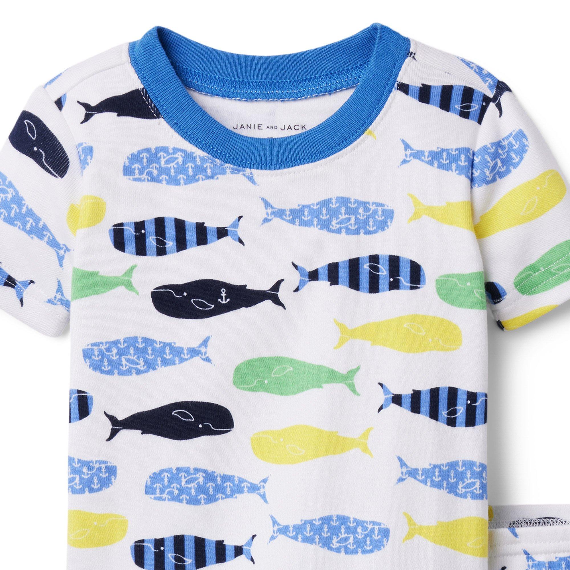 Whale Short Pajama Set image number 3