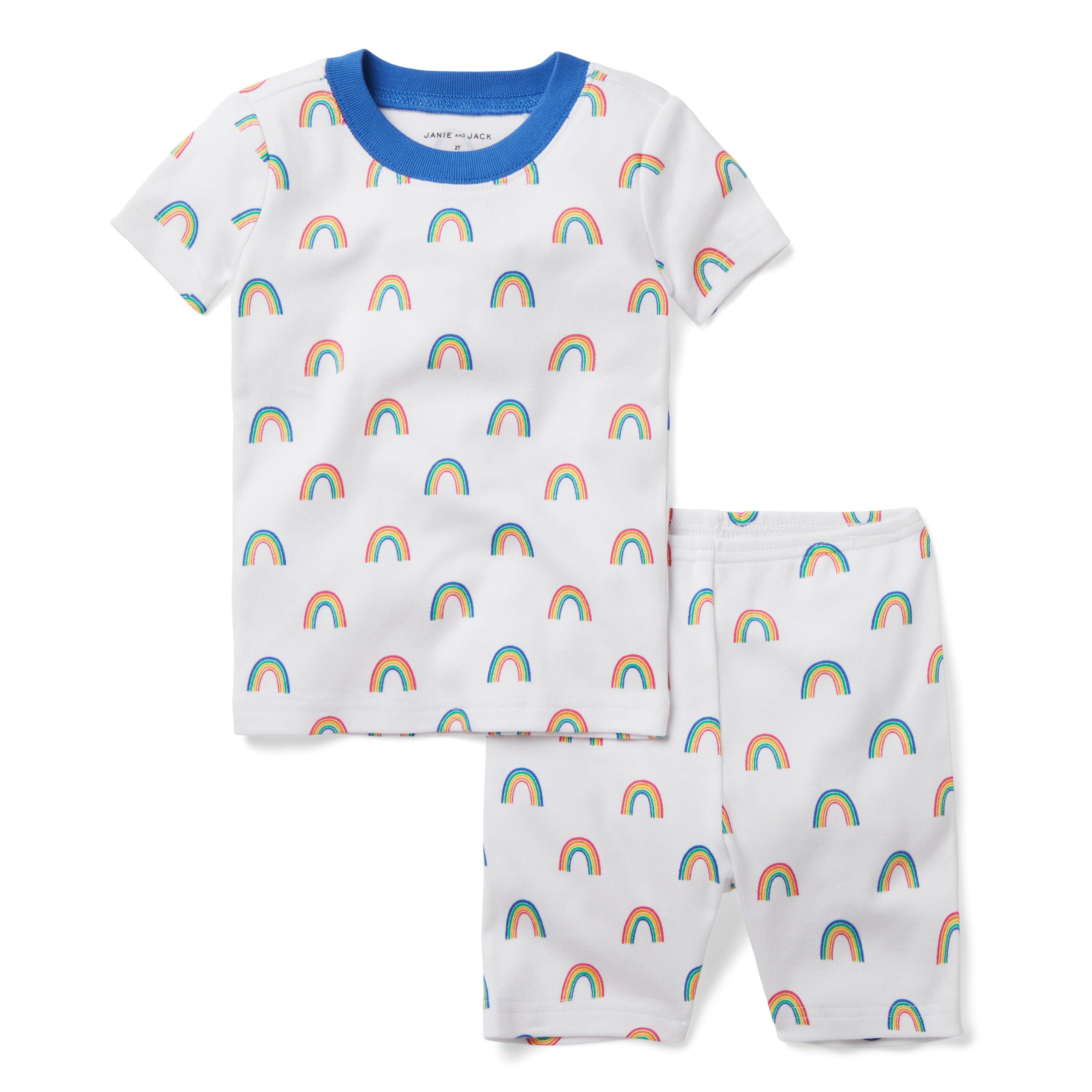 Rainbows Forever Short Pajama Set image number 0