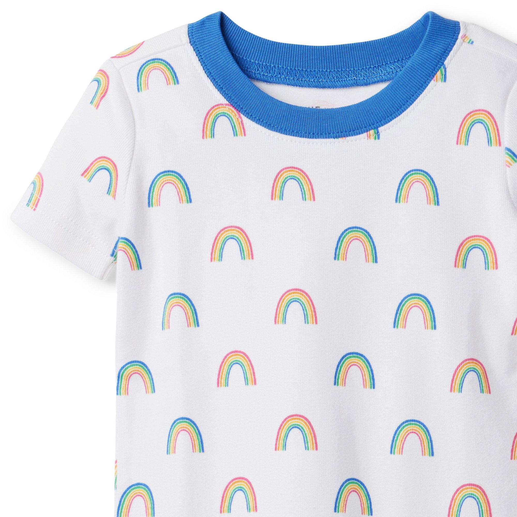 Rainbows Forever Short Pajama Set image number 2