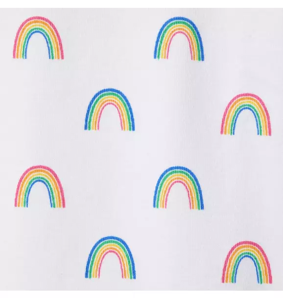 Rainbows Forever Short Pajama Set image number 1