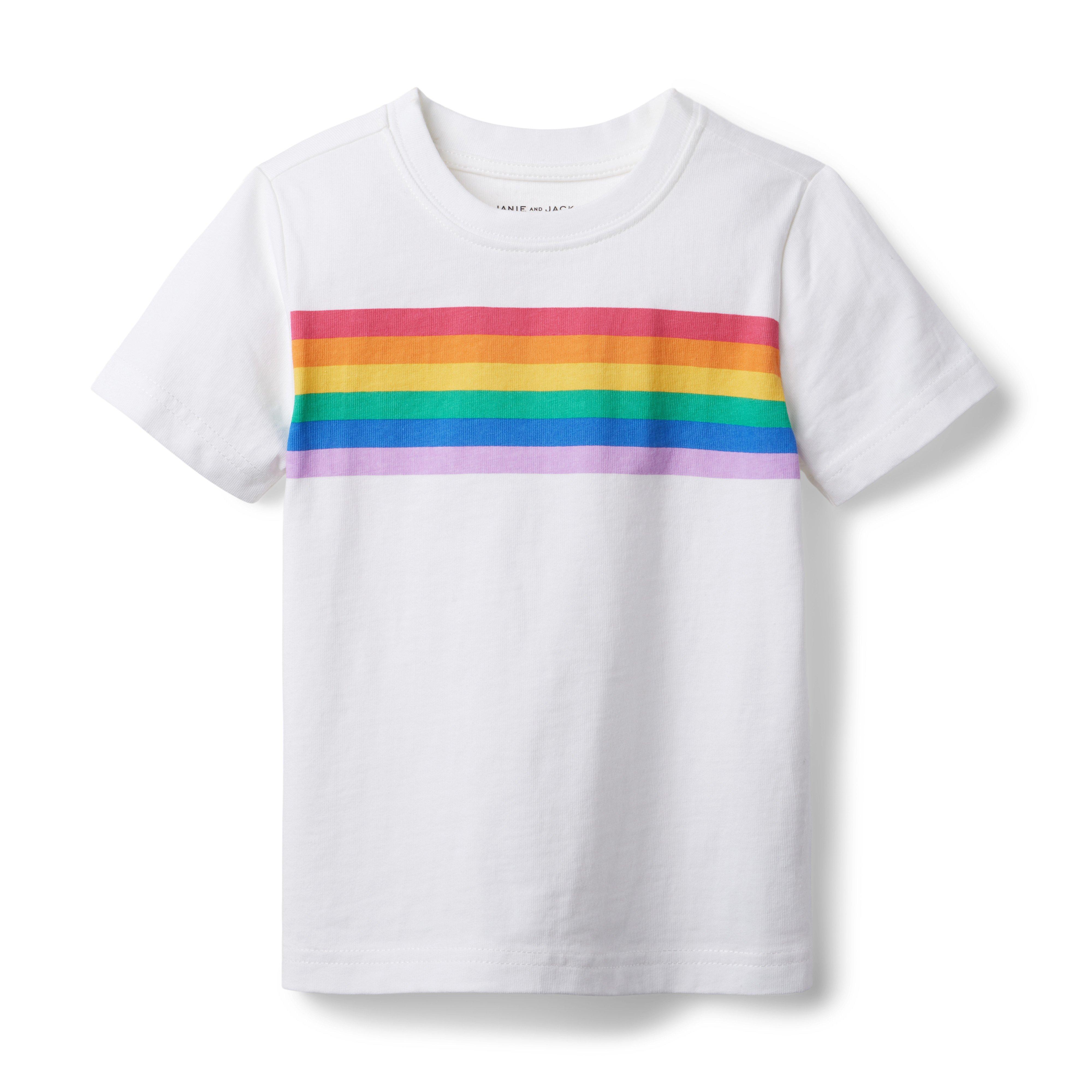 Rainbow Striped Tee image number 0