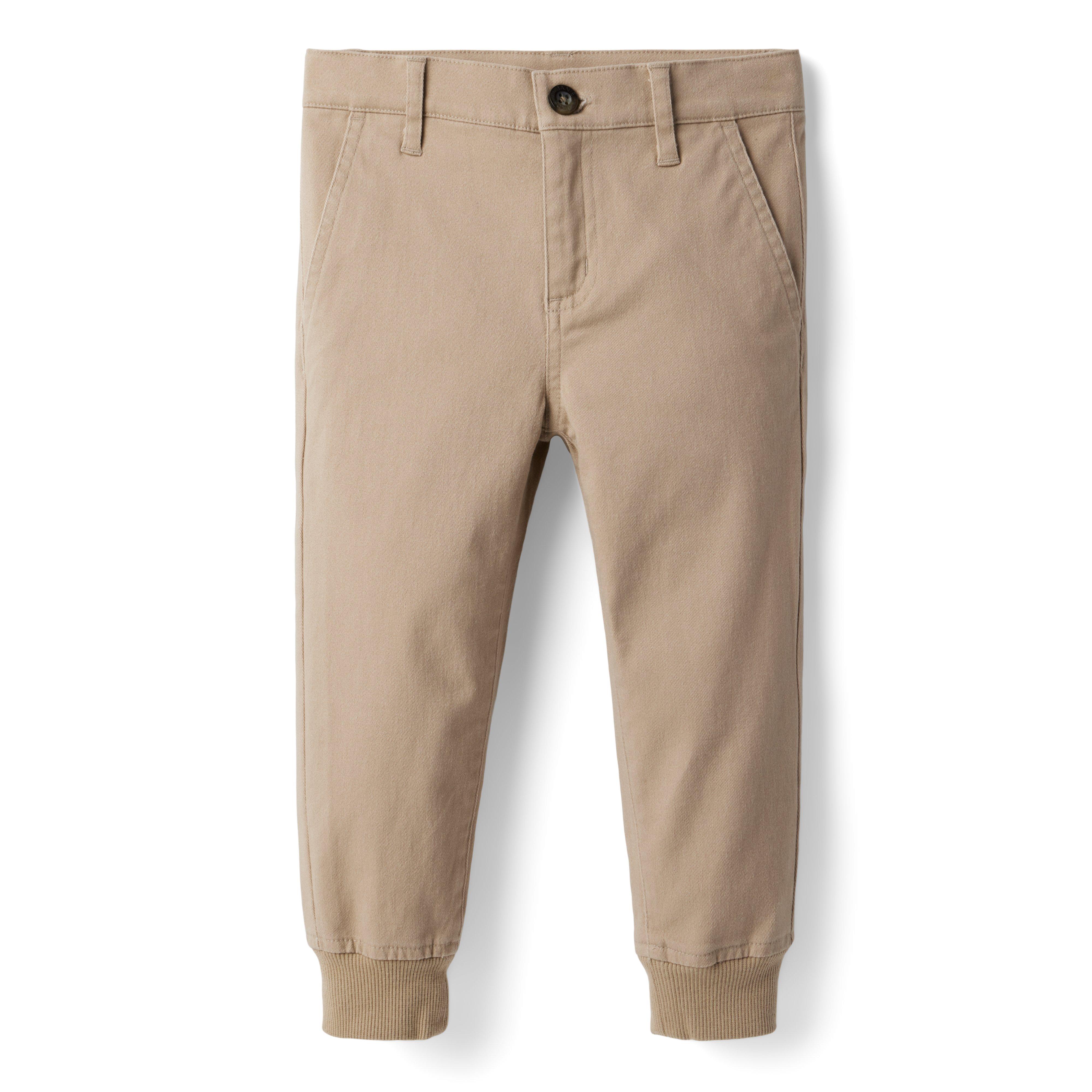 Stretch Twill Ribbed Cuff Jogger image number 0