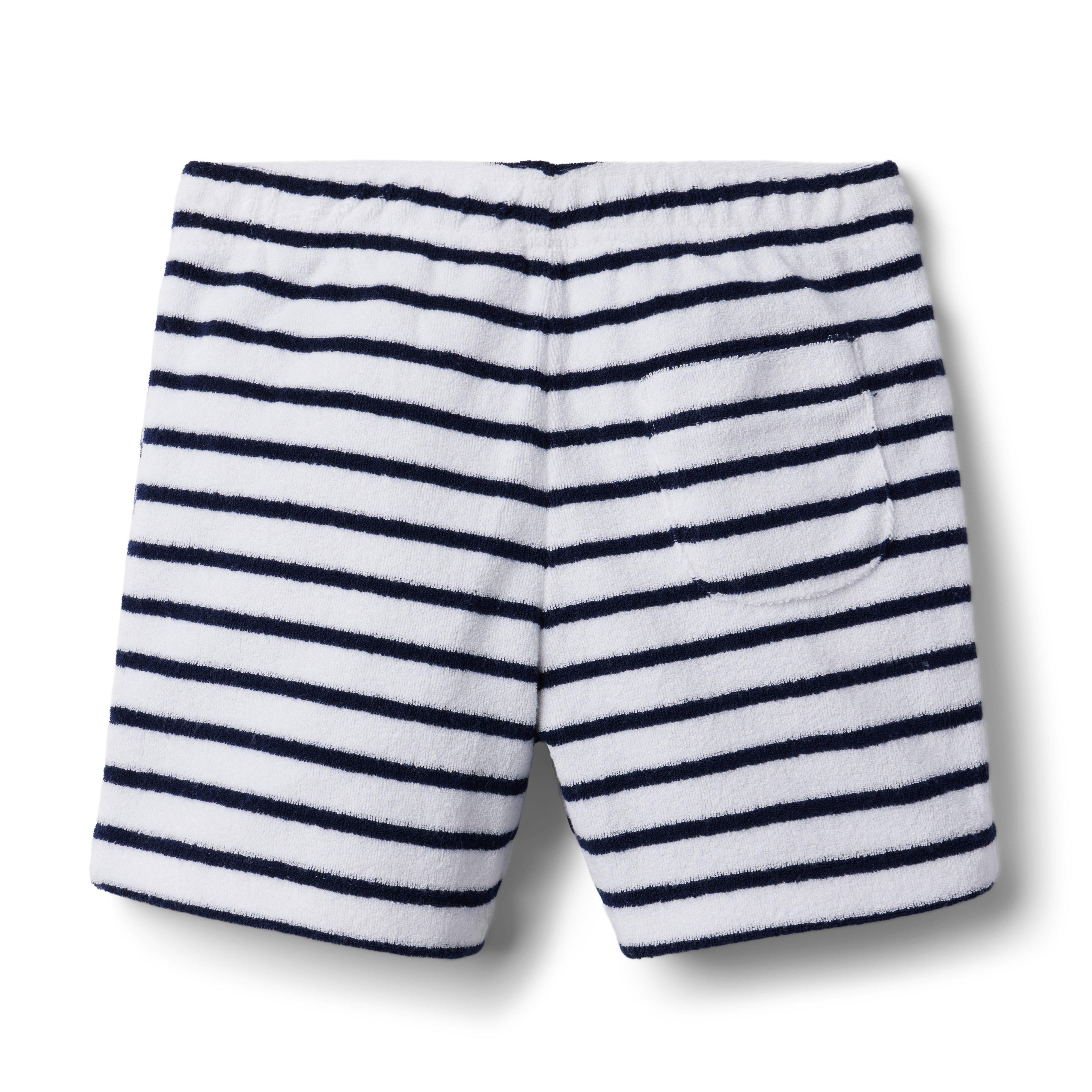 Striped Terry Pull-On Short image number 1
