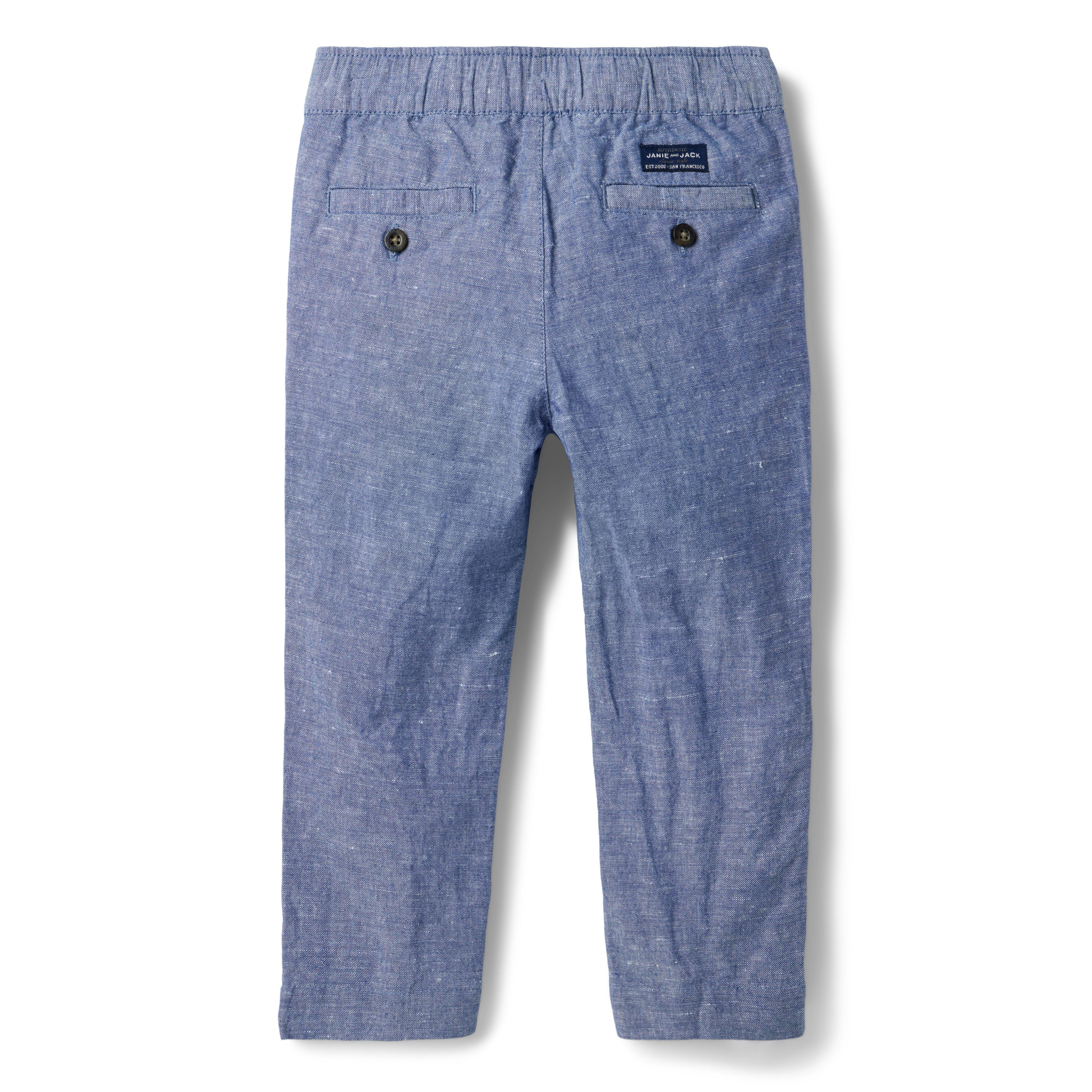 Linen Pull-On Pant image number 1