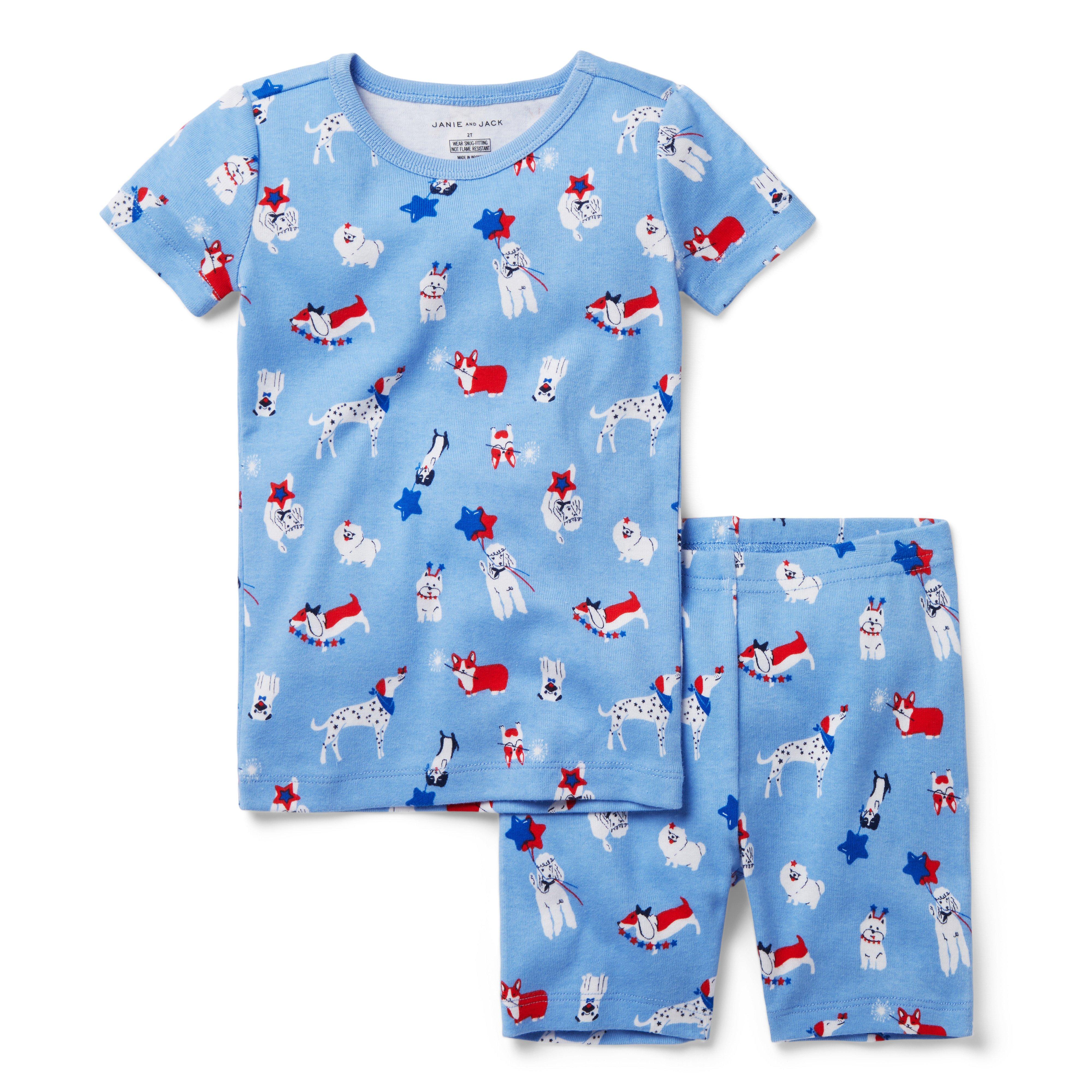  Starry Night Dog Short Pajama Set  image number 0