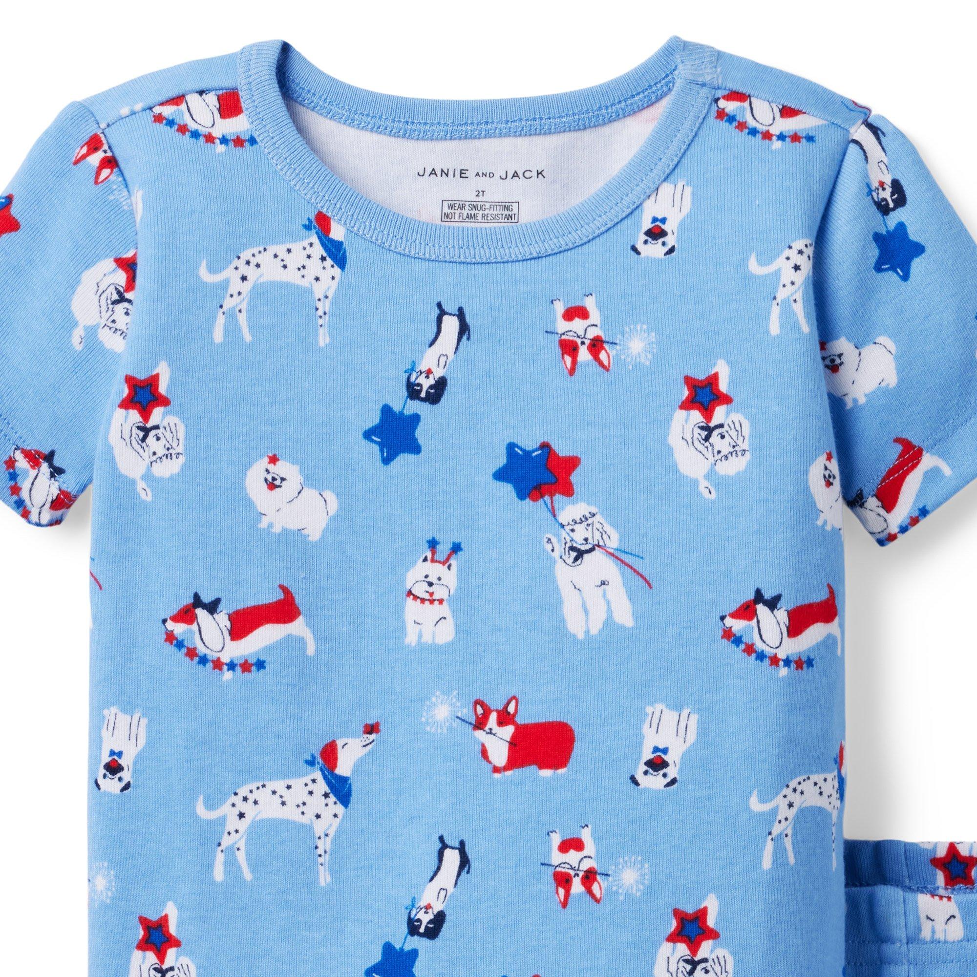  Starry Night Dog Short Pajama Set  image number 1
