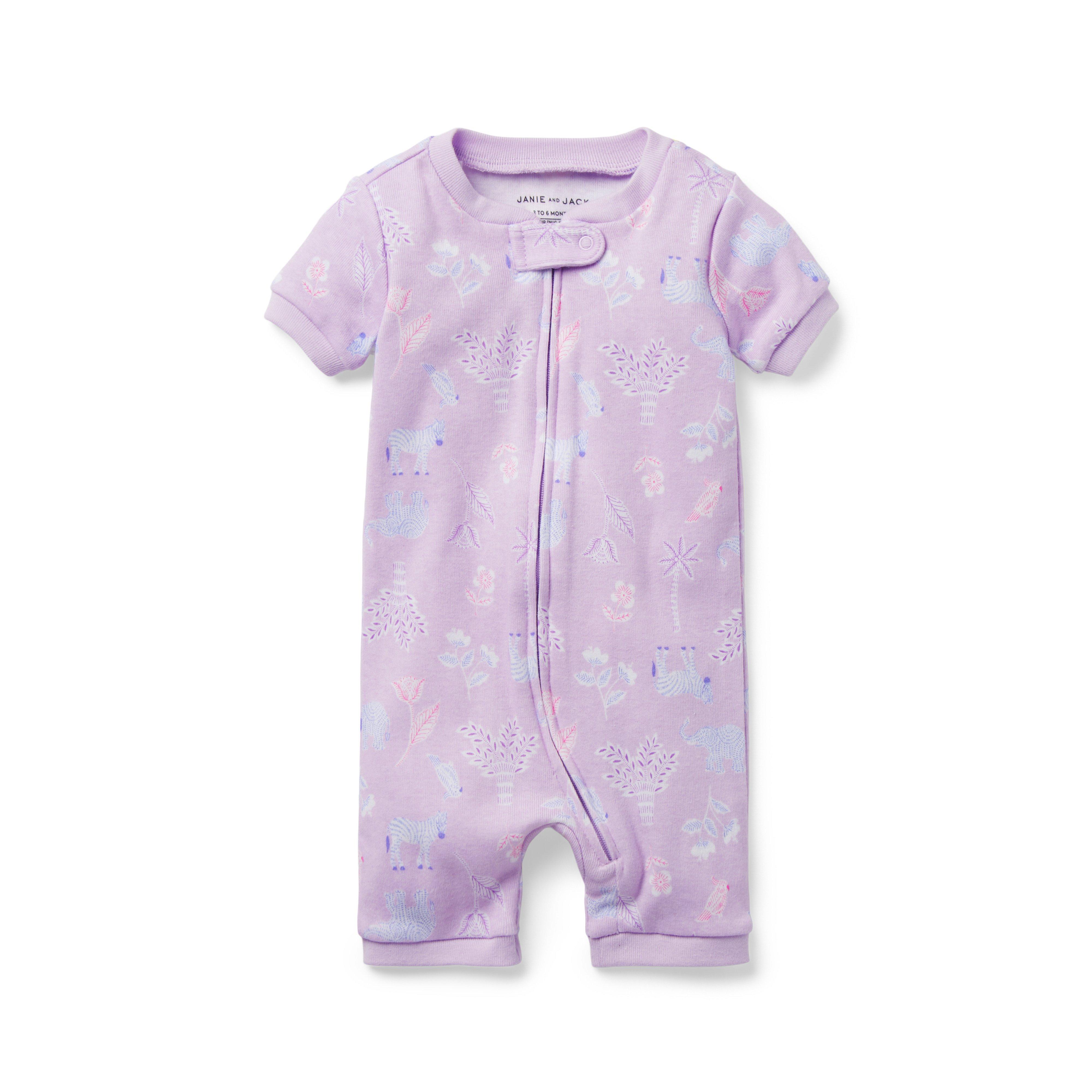 Baby Twilight Safari Short Zip Pajama image number 0