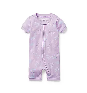 Baby Twilight Safari Short Zip Pajama