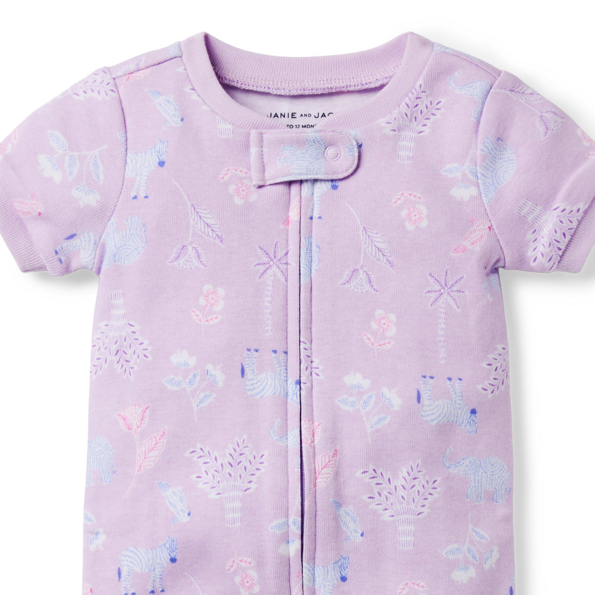 Baby Twilight Safari Short Zip Pajama image number 1