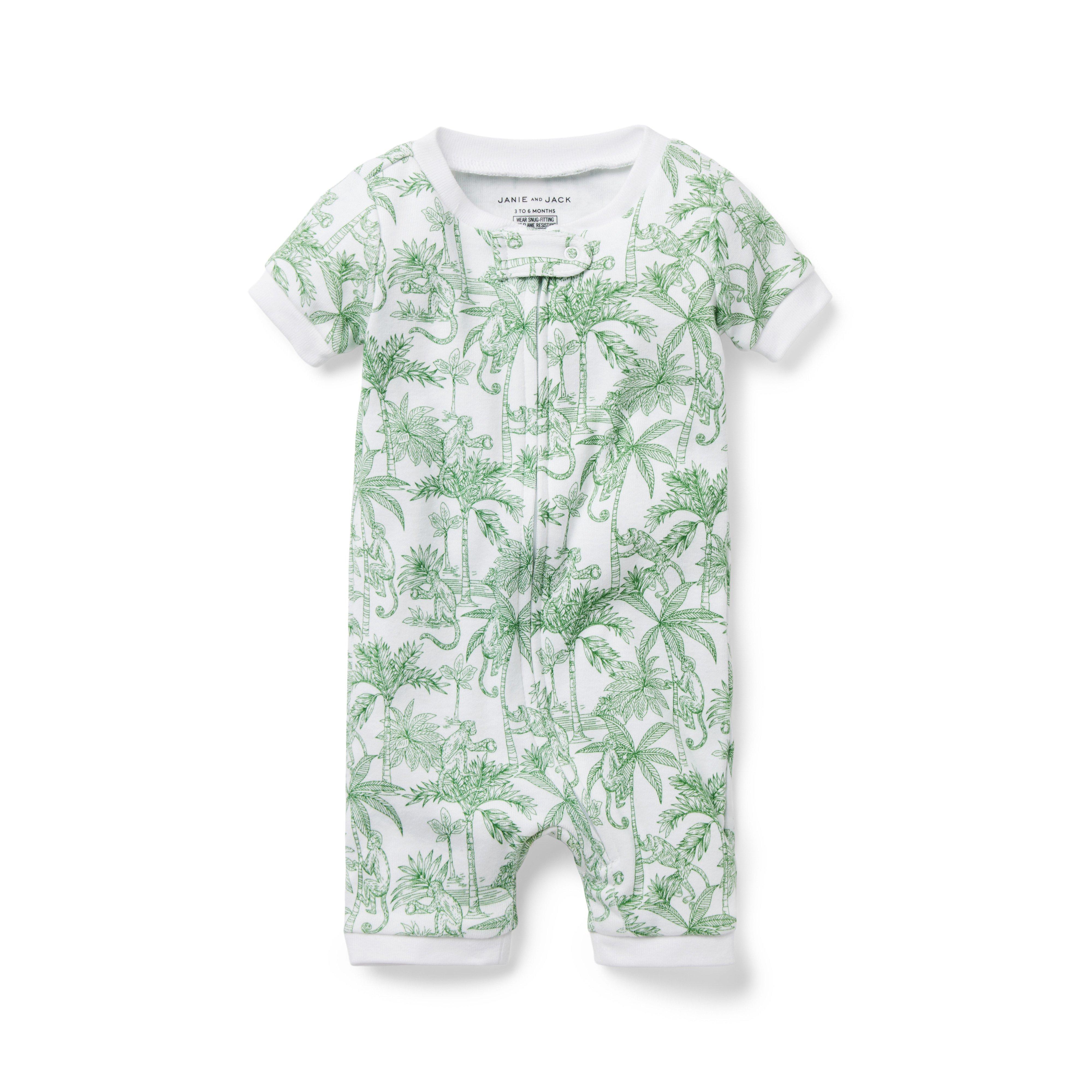 Baby Jungle Adventure Short Zip Pajama image number 0