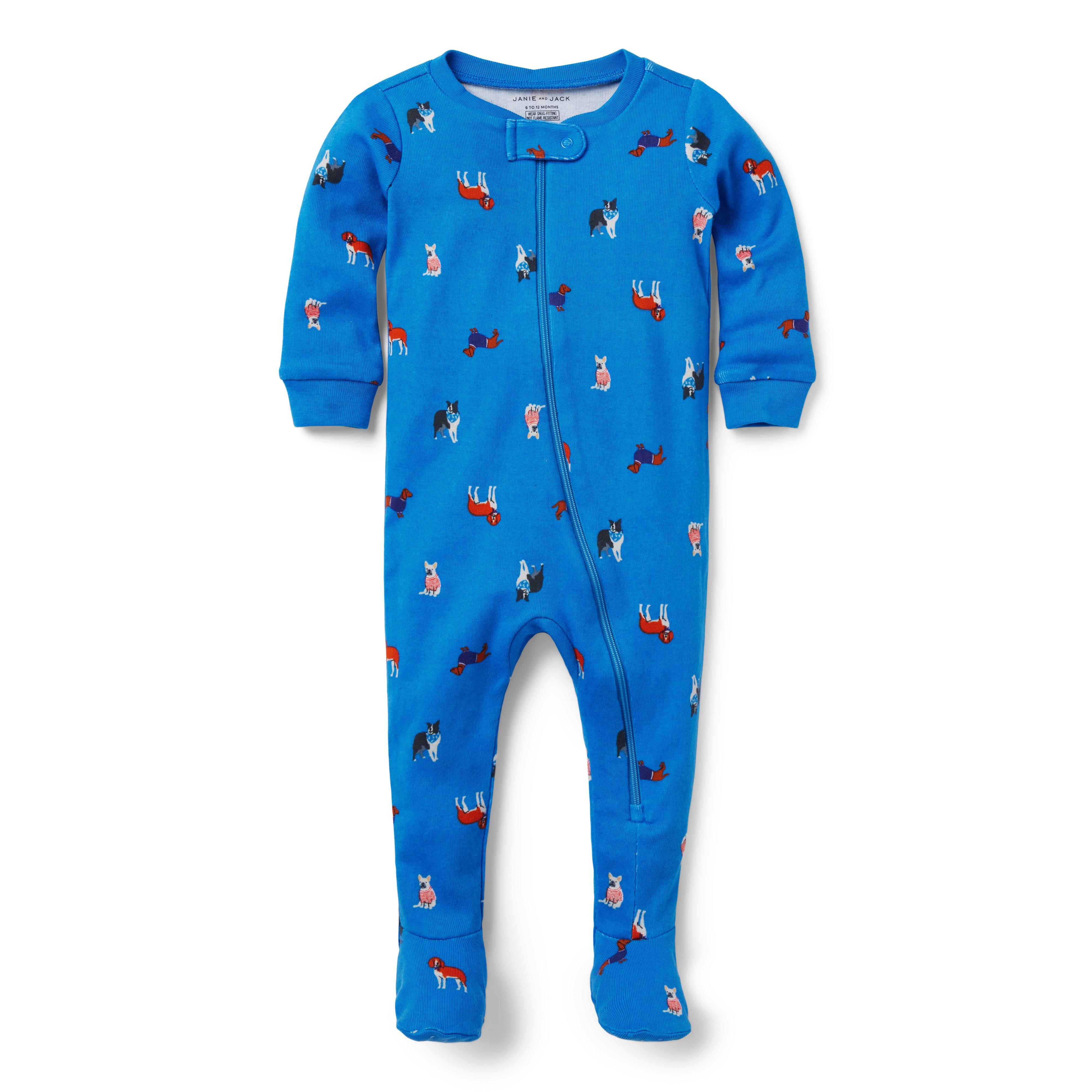 Baby Good Night Footed Pajama In Dog Dream image number 0