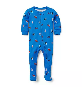 Baby Good Night Footed Pajama In Dog Dream