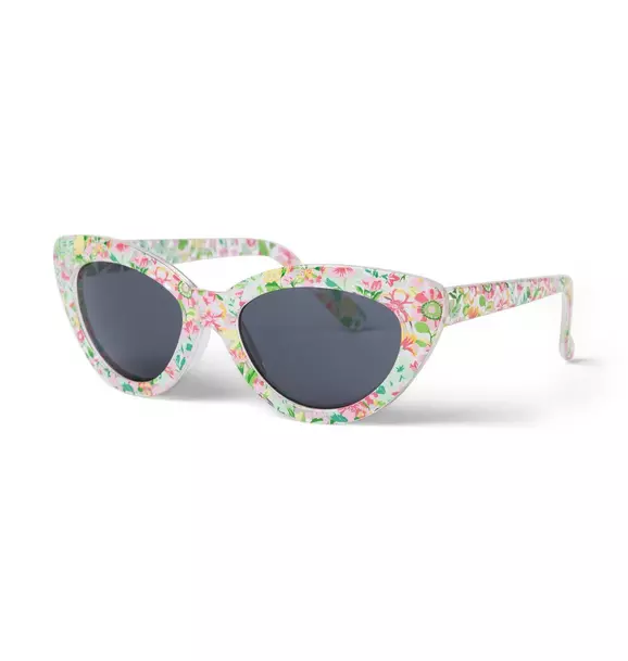 Floral Cat Eye Sunglasses