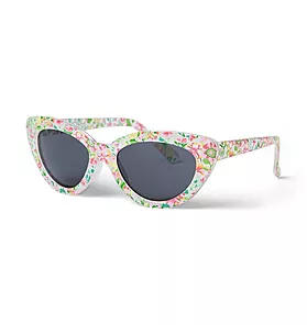 Floral Cat Eye Sunglasses