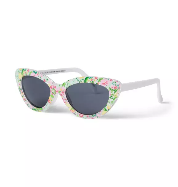 Floral Cat Eye Sunglasses image number 1