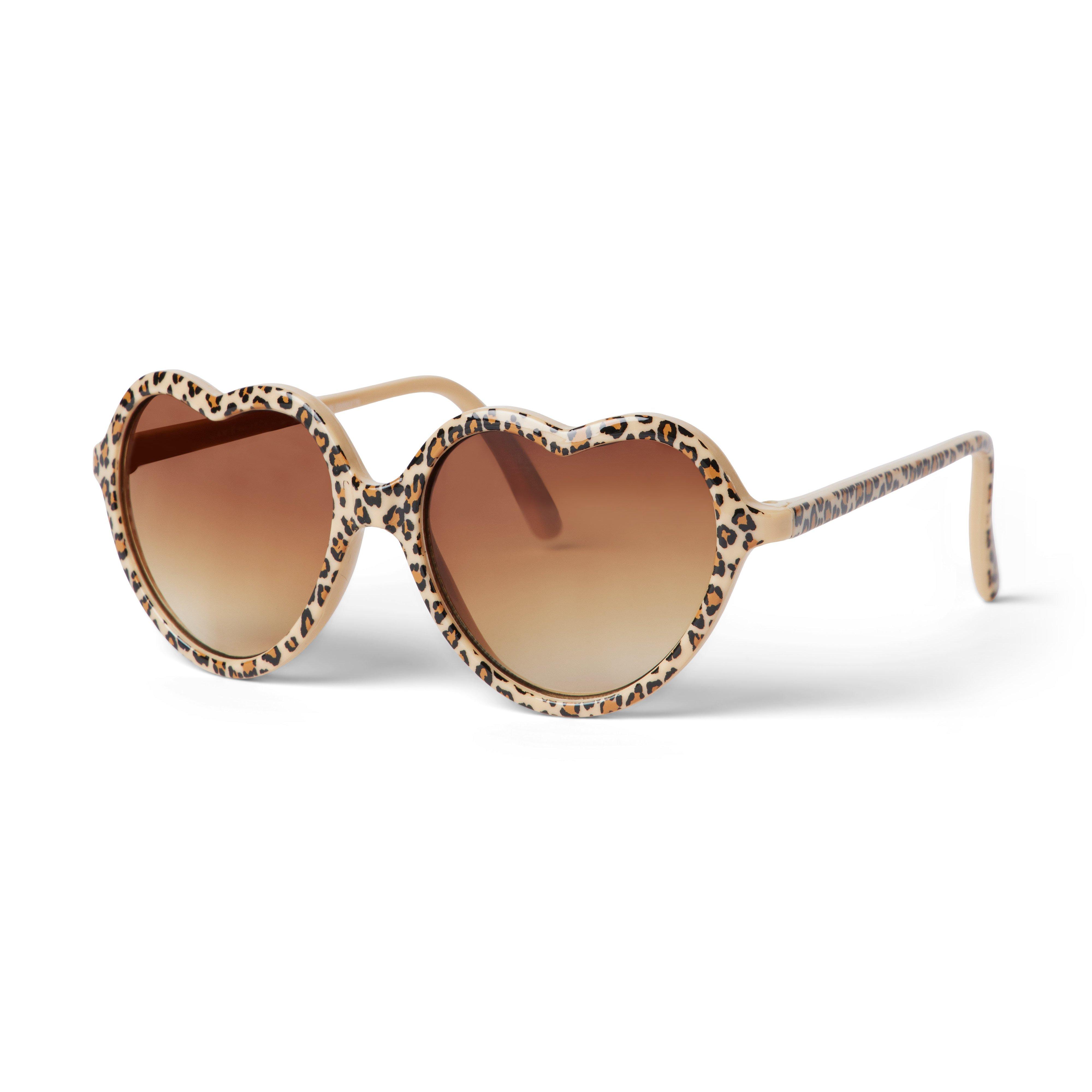 Leopard Heart Sunglasses image number 0