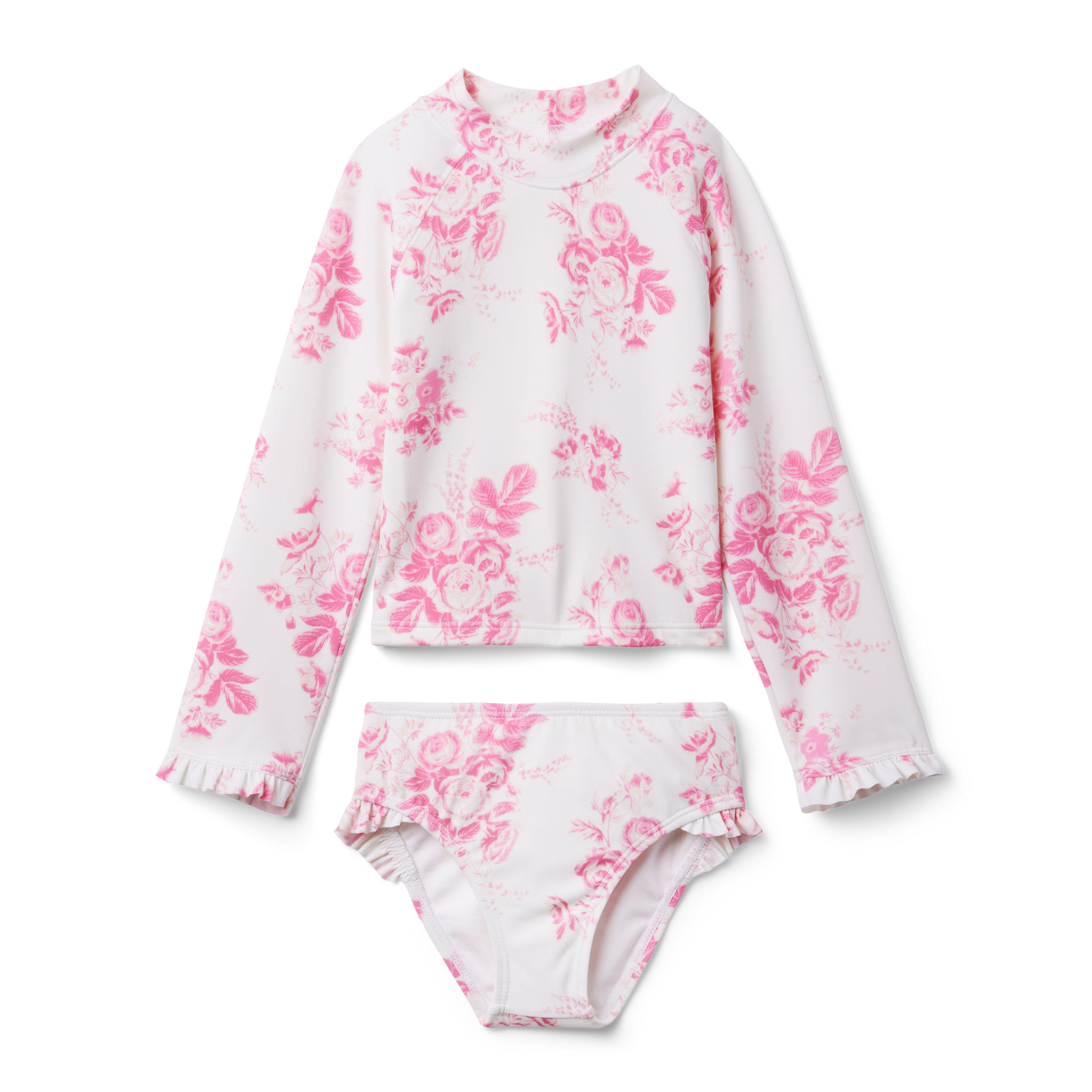 Floral Rash Guard Set image number 0