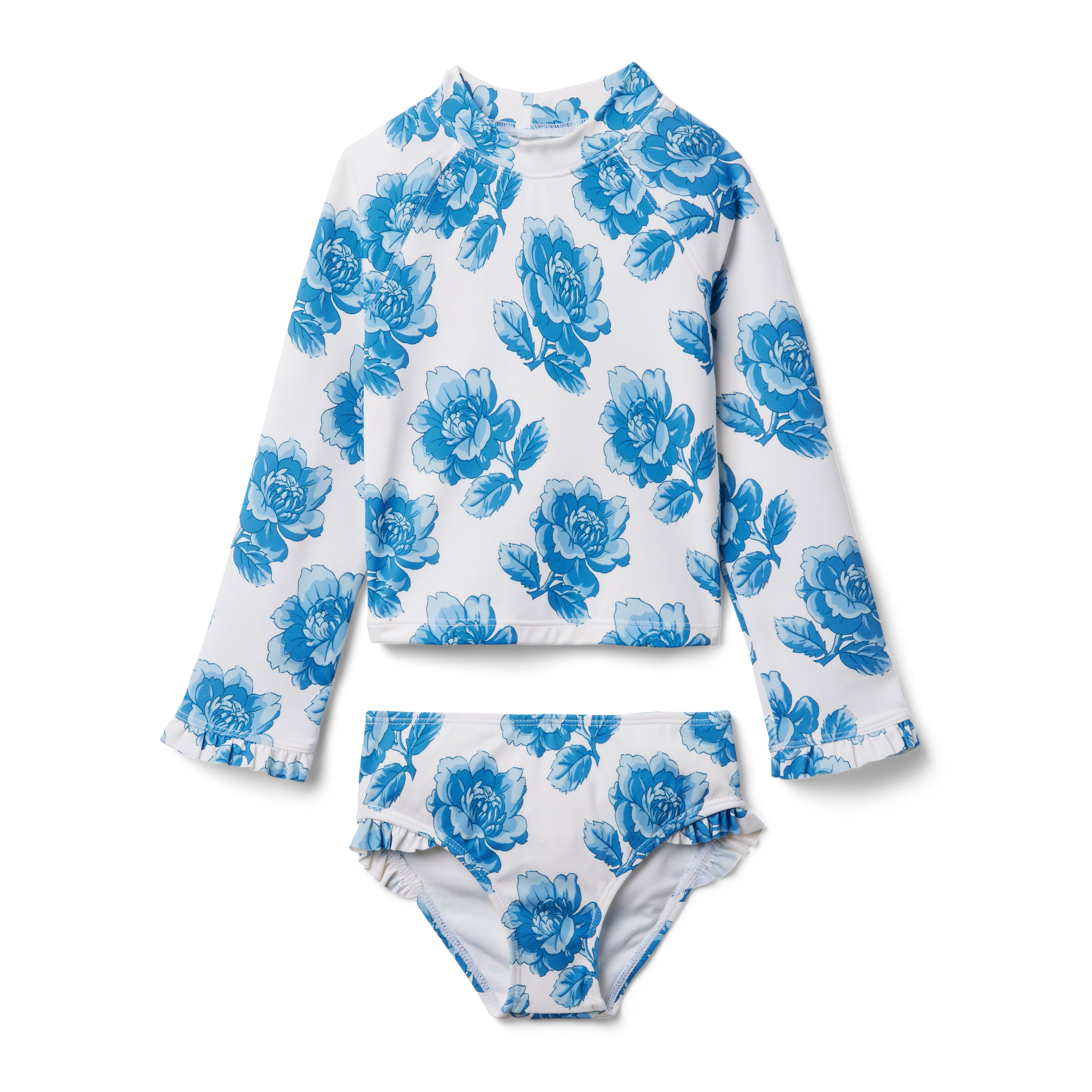 Floral Rash Guard Set image number 0