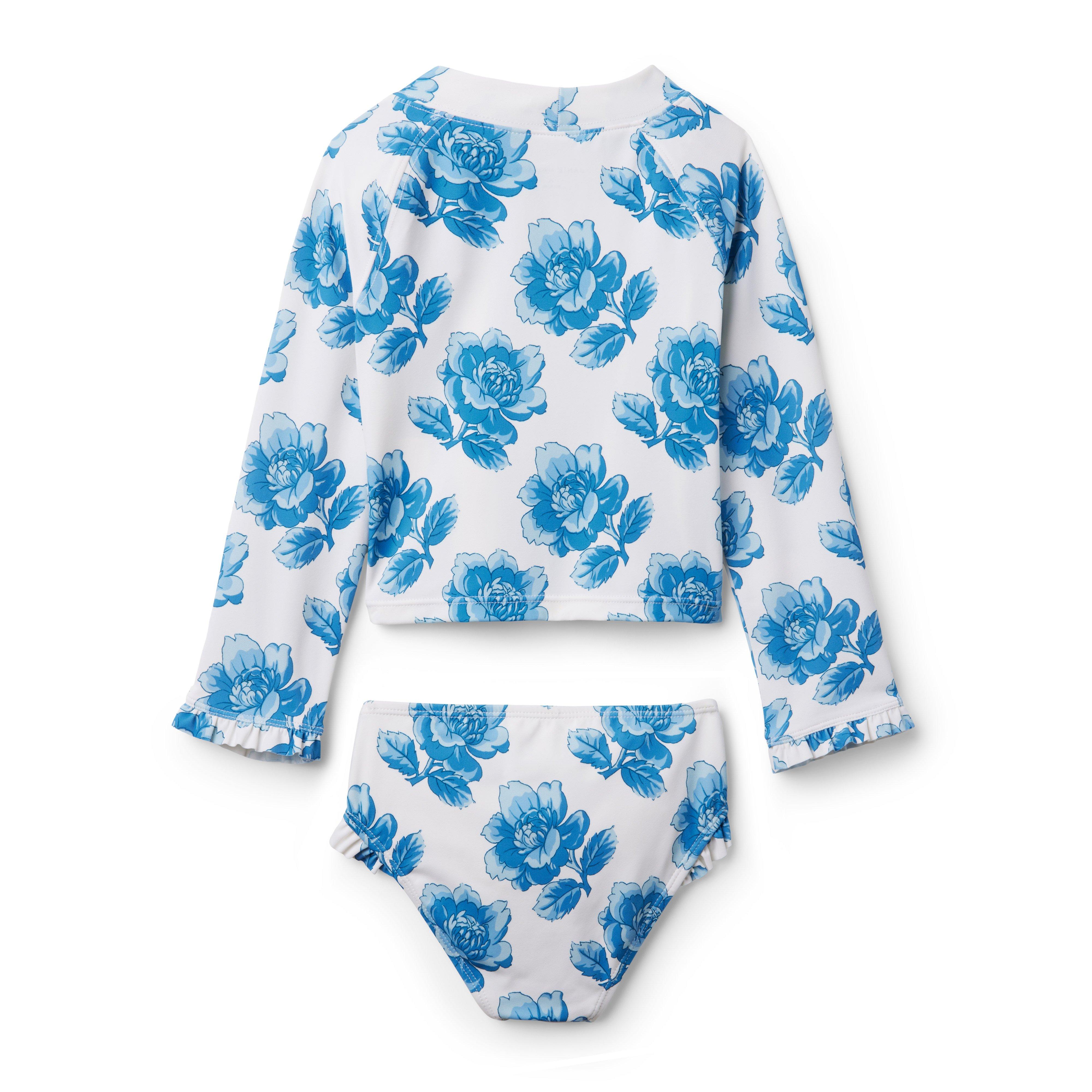 Floral Rash Guard Set image number 1