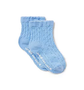 Janie and Jack Baby Pointelle Sock
