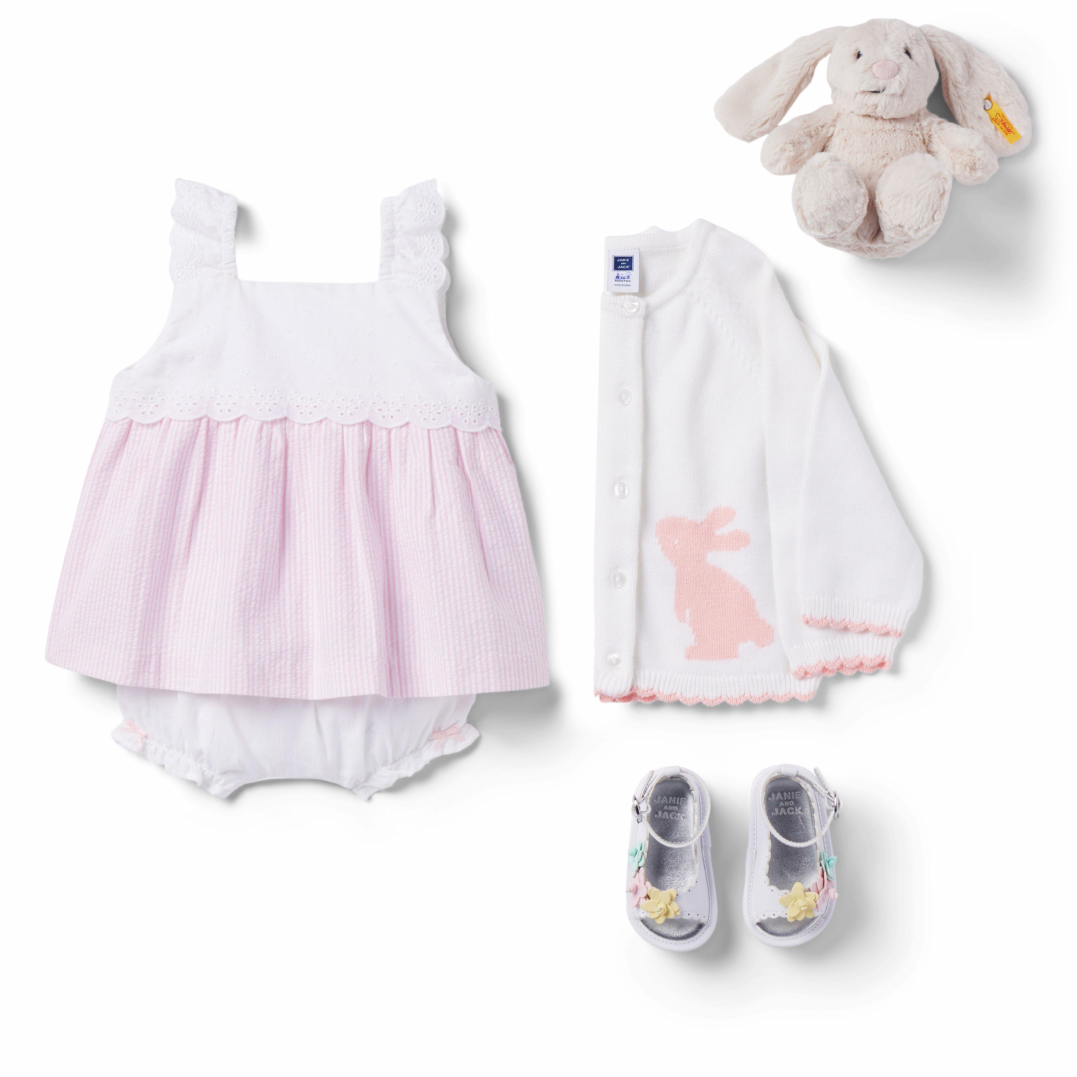 Baby 4-Piece Pink Bunny Gift Box