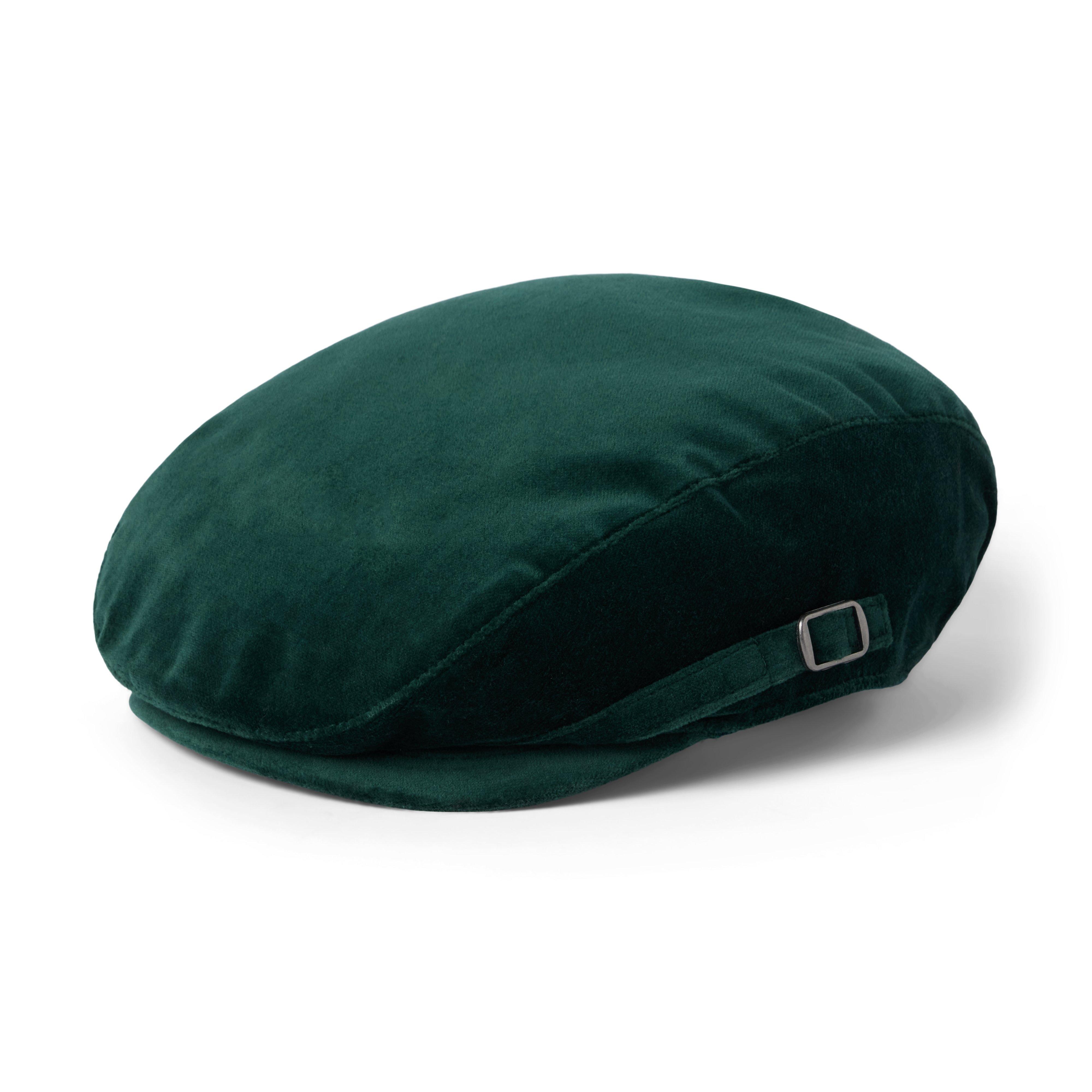 Velvet Newsboy Cap