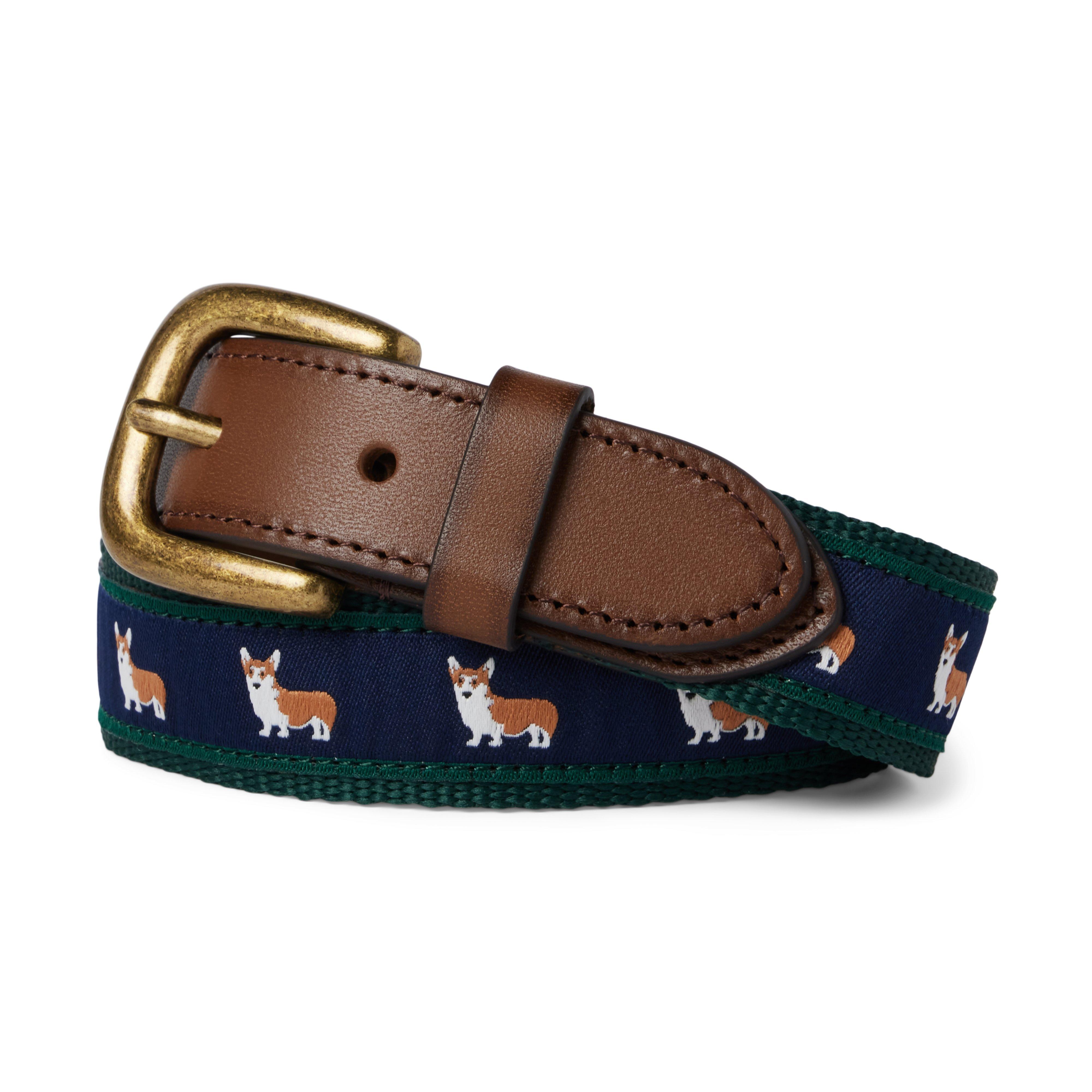 Embroidered Corgi Belt image number 0