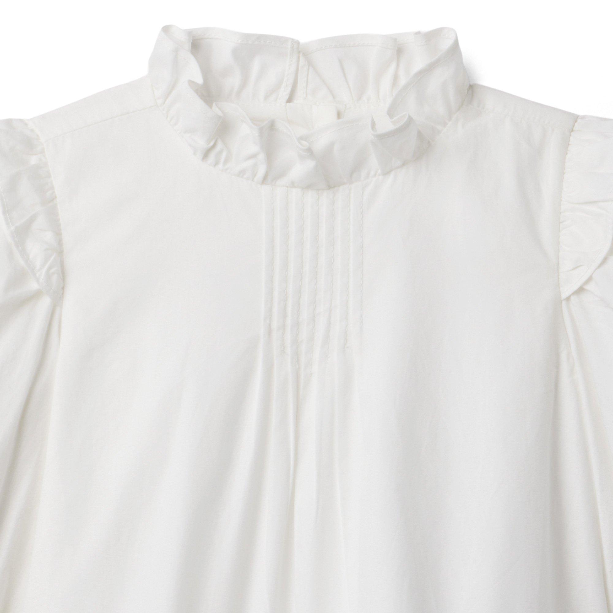 The Pintucked Ruffle Top image number 2