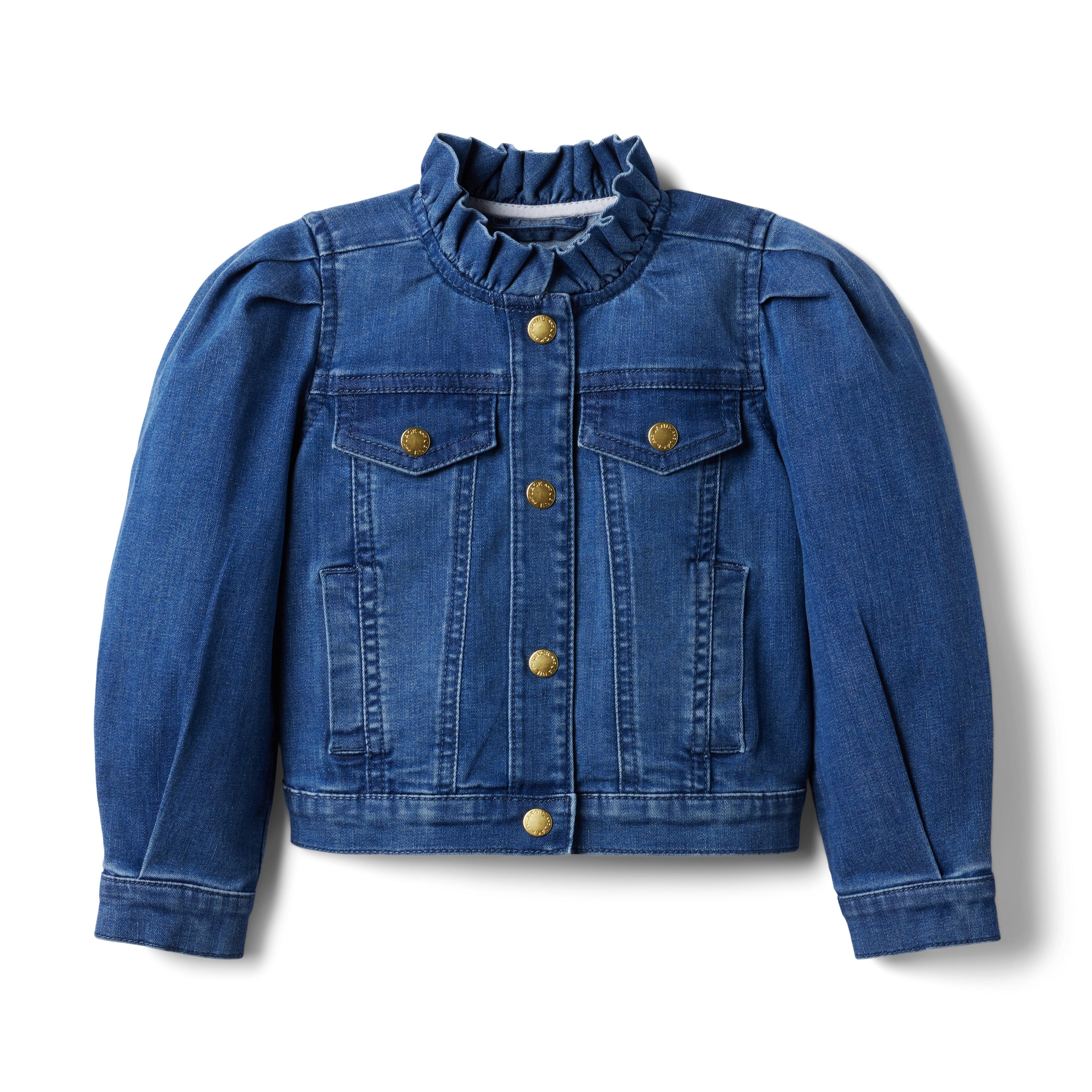 Denim Puff Sleeve Jacket